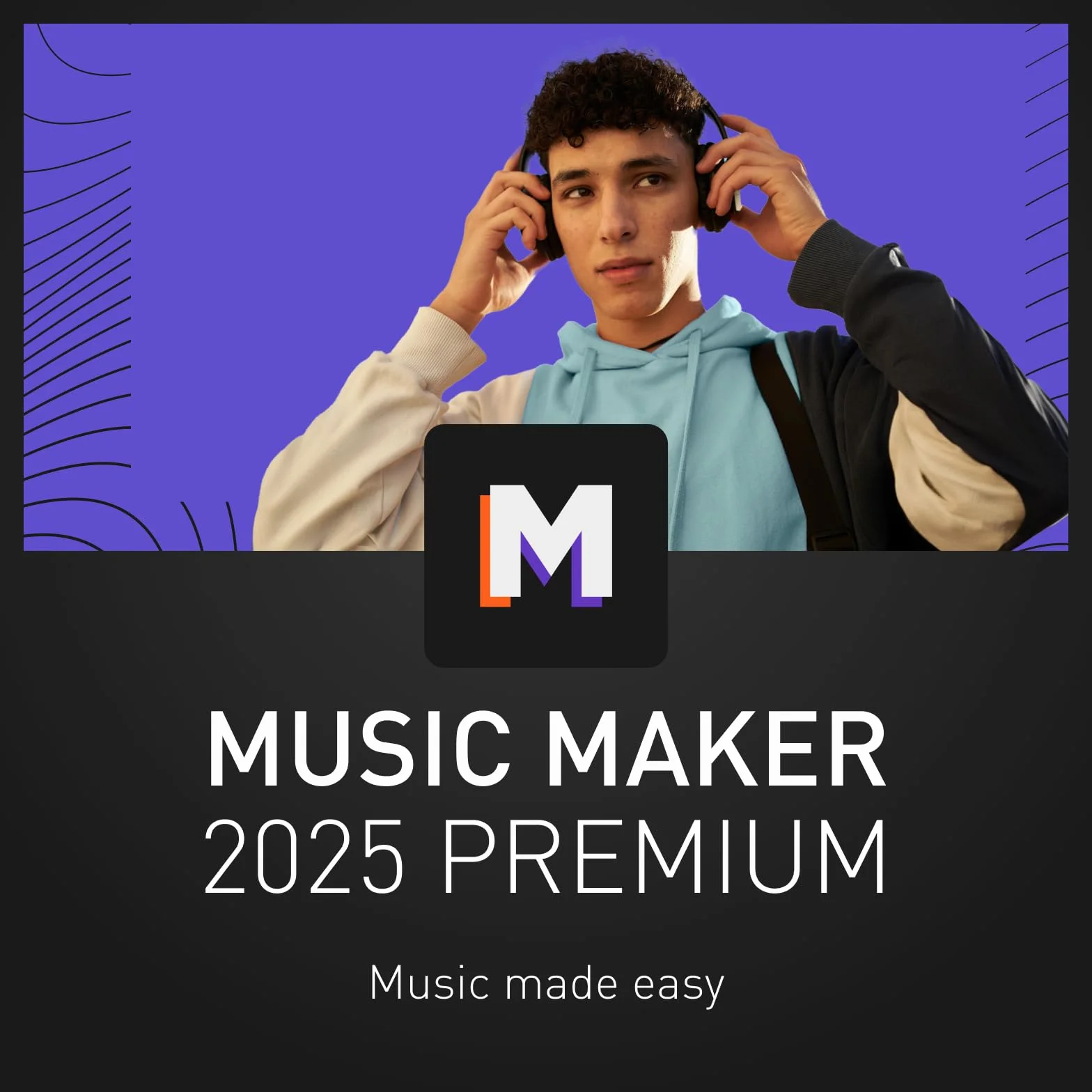 MAGIX Music Maker 2025 Premium - Logiciel audio musical pour Windows 10/11, 1 licence PC pour 2 appareils
