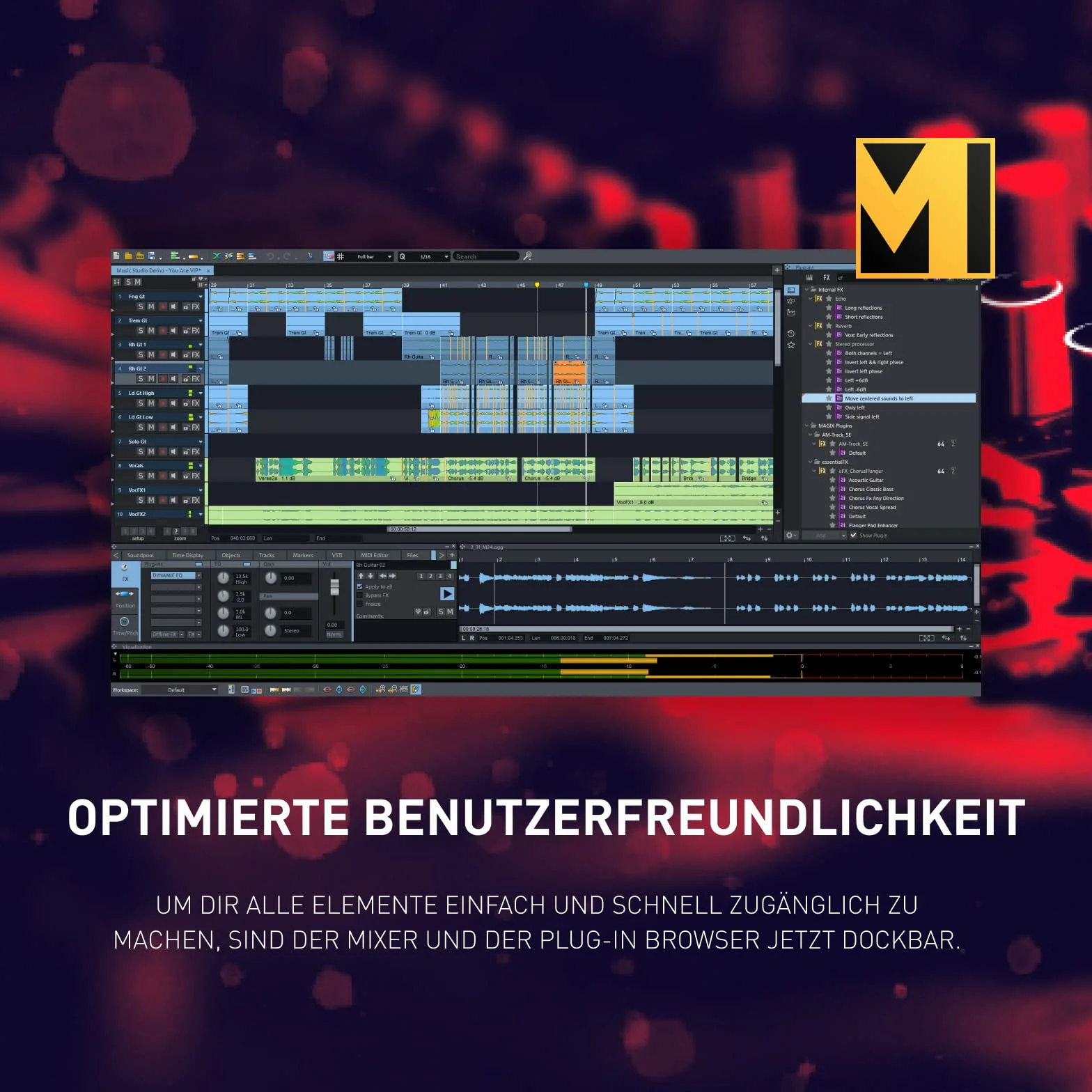 MAGIX Samplitude Music Studio 2022 - Complete Software for Composing, Recording, Mixing & Mastering