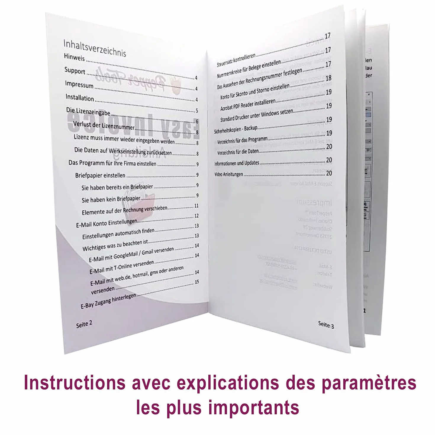 Easy Invoice Programme pour rédiger des factures et des offres Windows