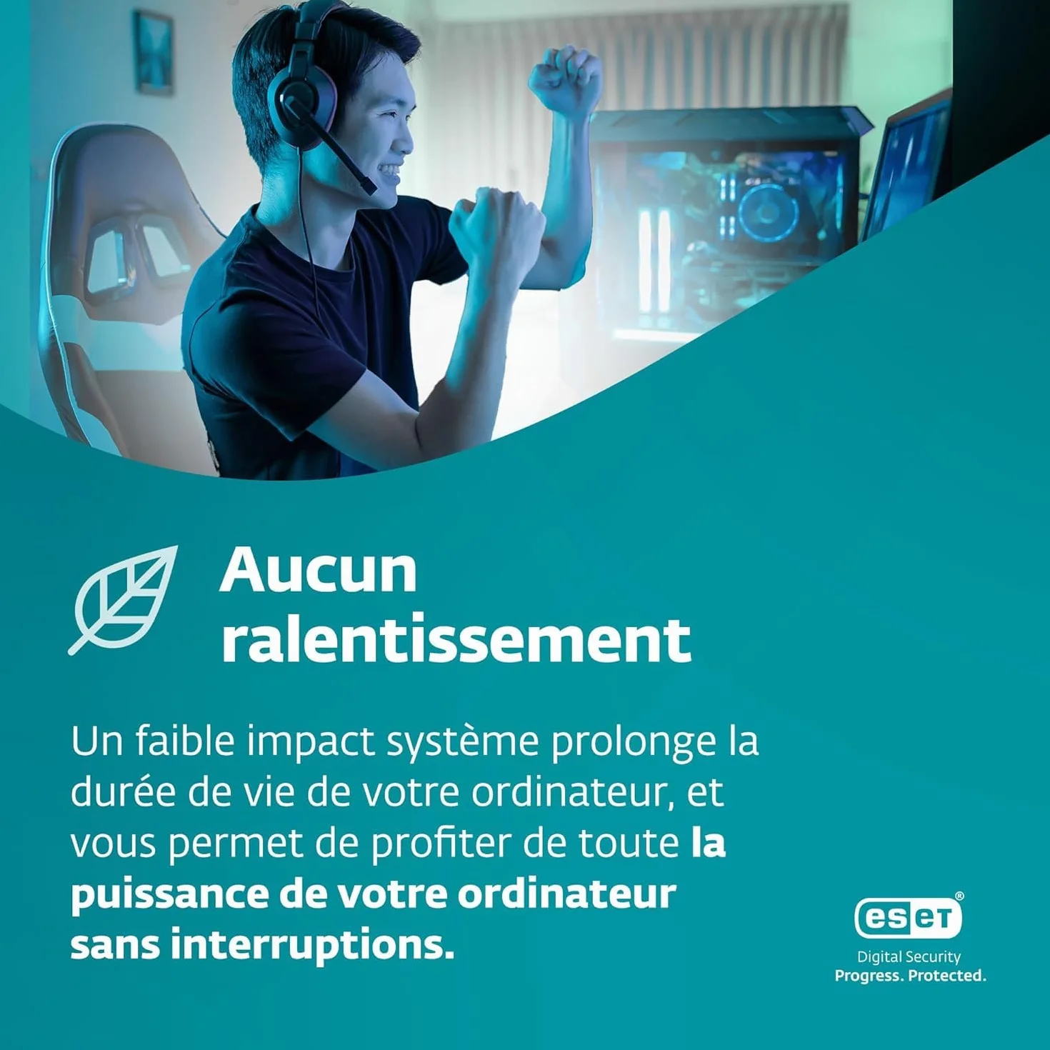 ESET NOD32 Antivirus 2025 1 appareil 1 an Protection multicouche Windows Mac