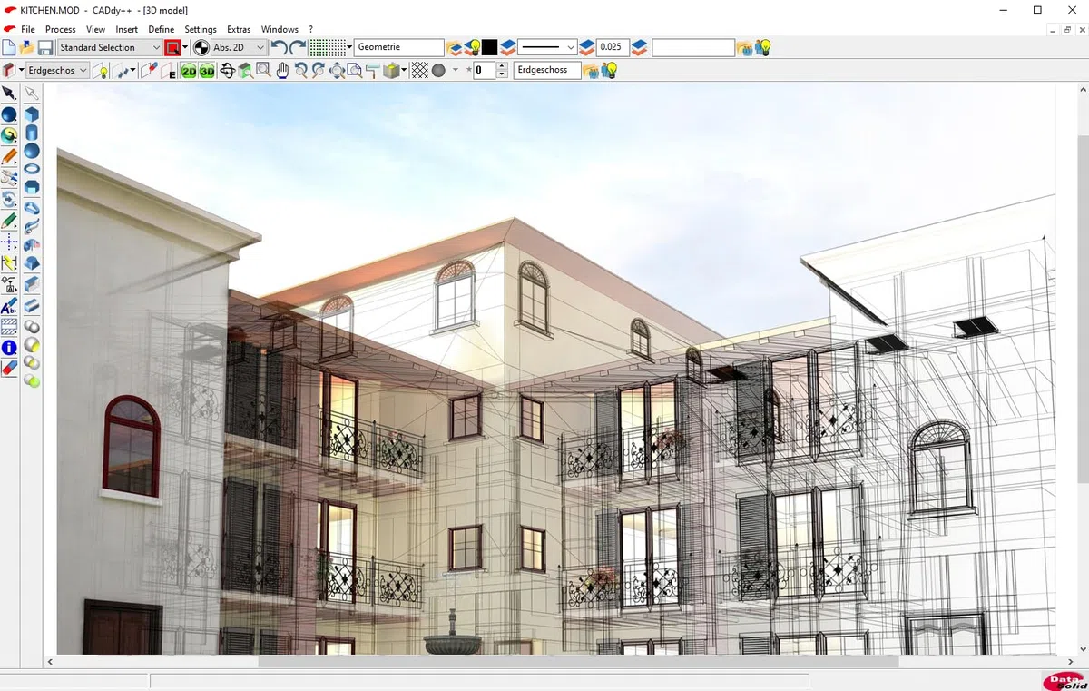 BeckerCAD 15 - 3D software for home design, architecture, engineering and more, compatible with AutoCAD, Lifetime License for Win 11, 10, 8.1, 7