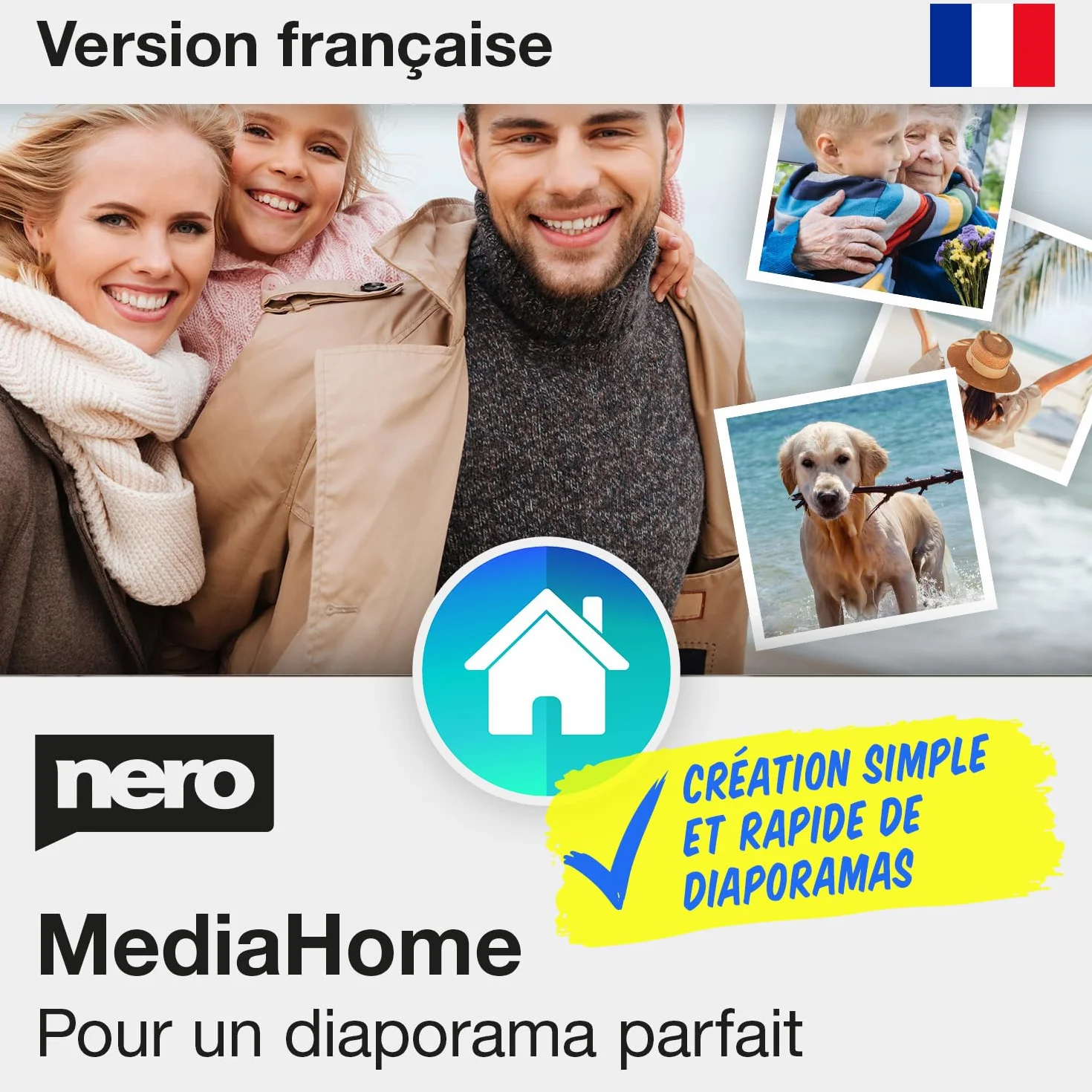 Nero MediaHome Créateur de Diaporamas | Licence à vie | 1 PC | Windows 11/10/8/7