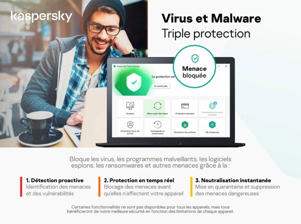 Kaspersky Total Security 2022 5 Postes 2 Ans