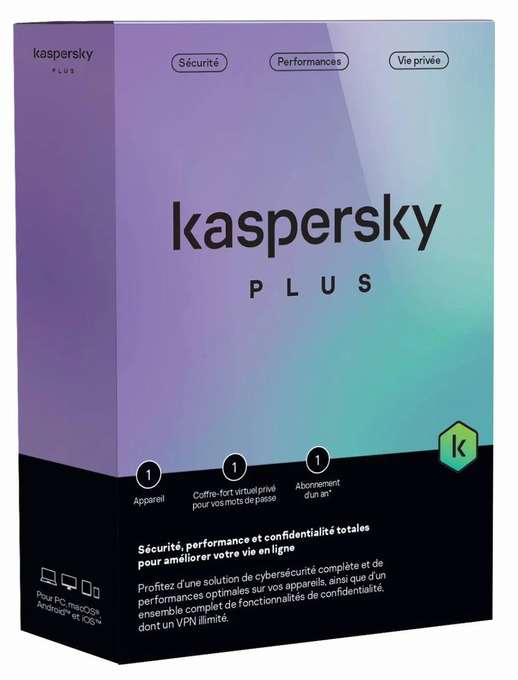 Kaspersky Plus 1 Poste 1 An
