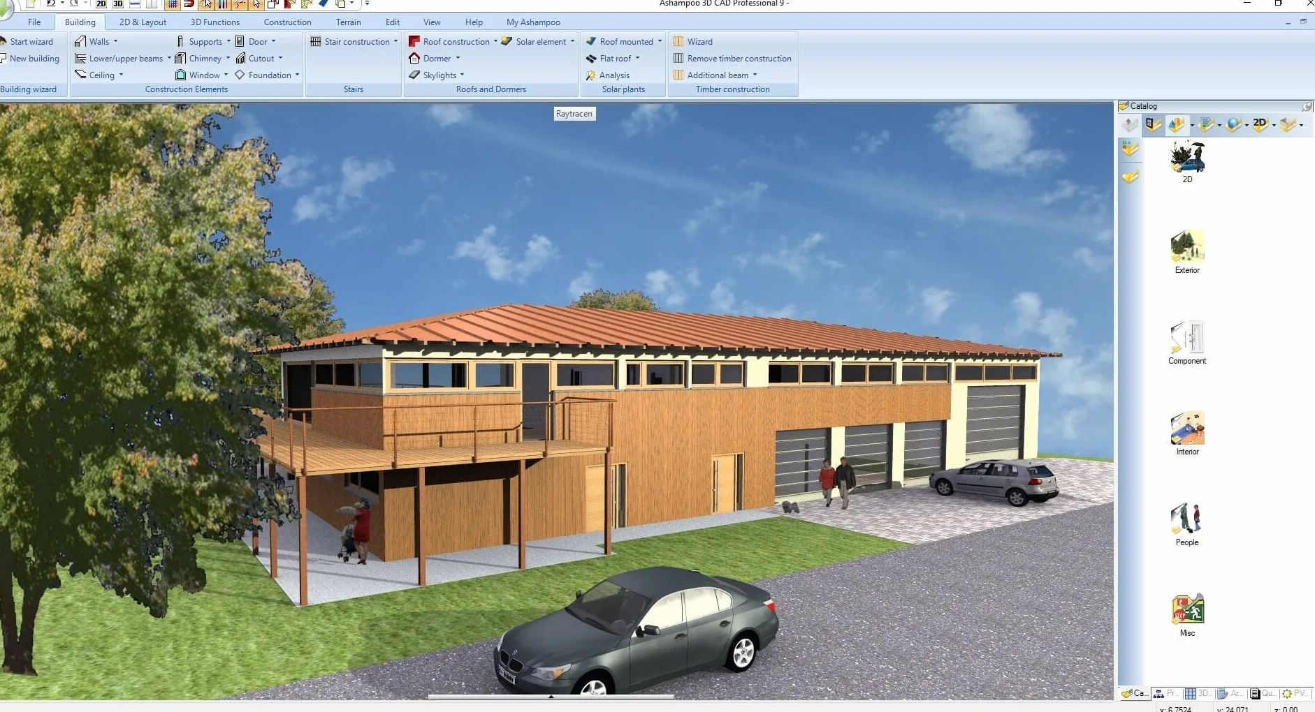 3D CAD 9 Professional Home Design & Construction Software for Windows 11, 10, 8.1, 7