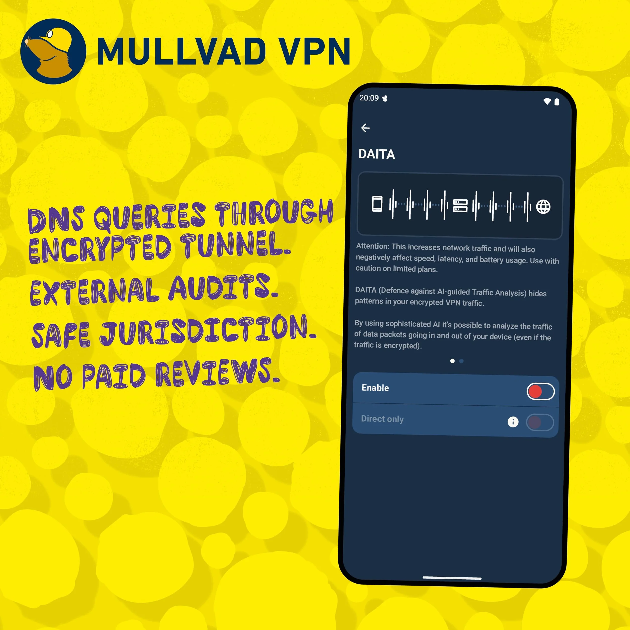 Mullvad VPN 12 Mois 5 Appareils Service sans journalisation Protégez votre vie privée