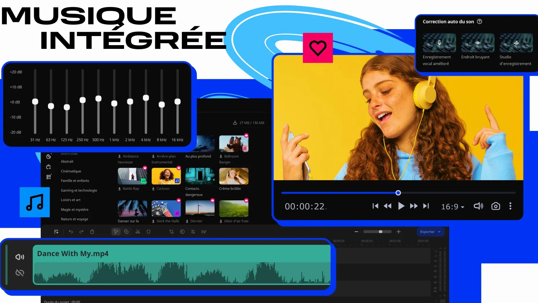 Movavi Video Editor Licence d'un an Personnelle 1 appareil PC Code d'activation