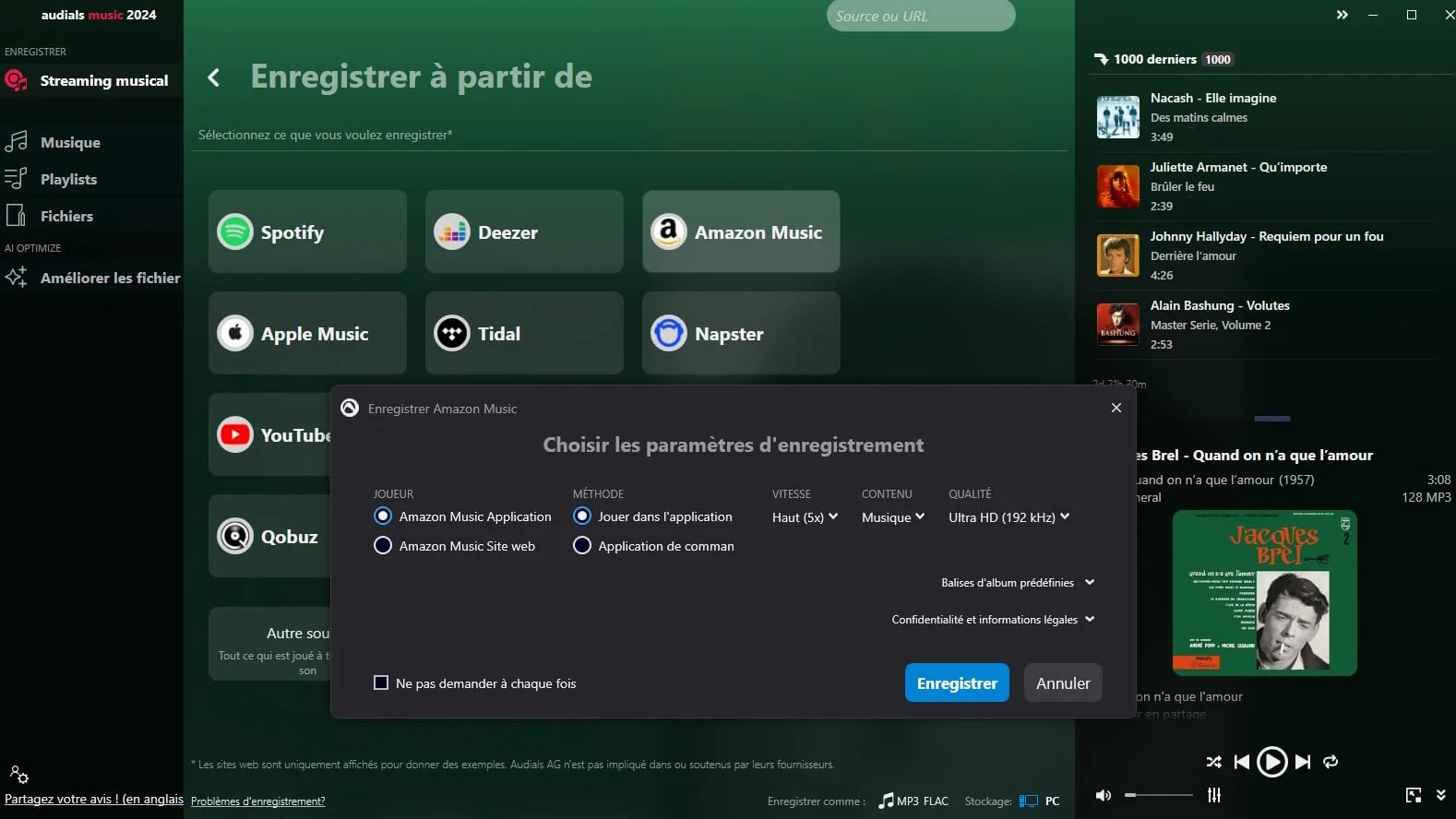 Audials Music 2024 - Trouver, enregistrer et convertir la musique et les livres audio des services de streaming | 1 appareil | Code d'activation PC