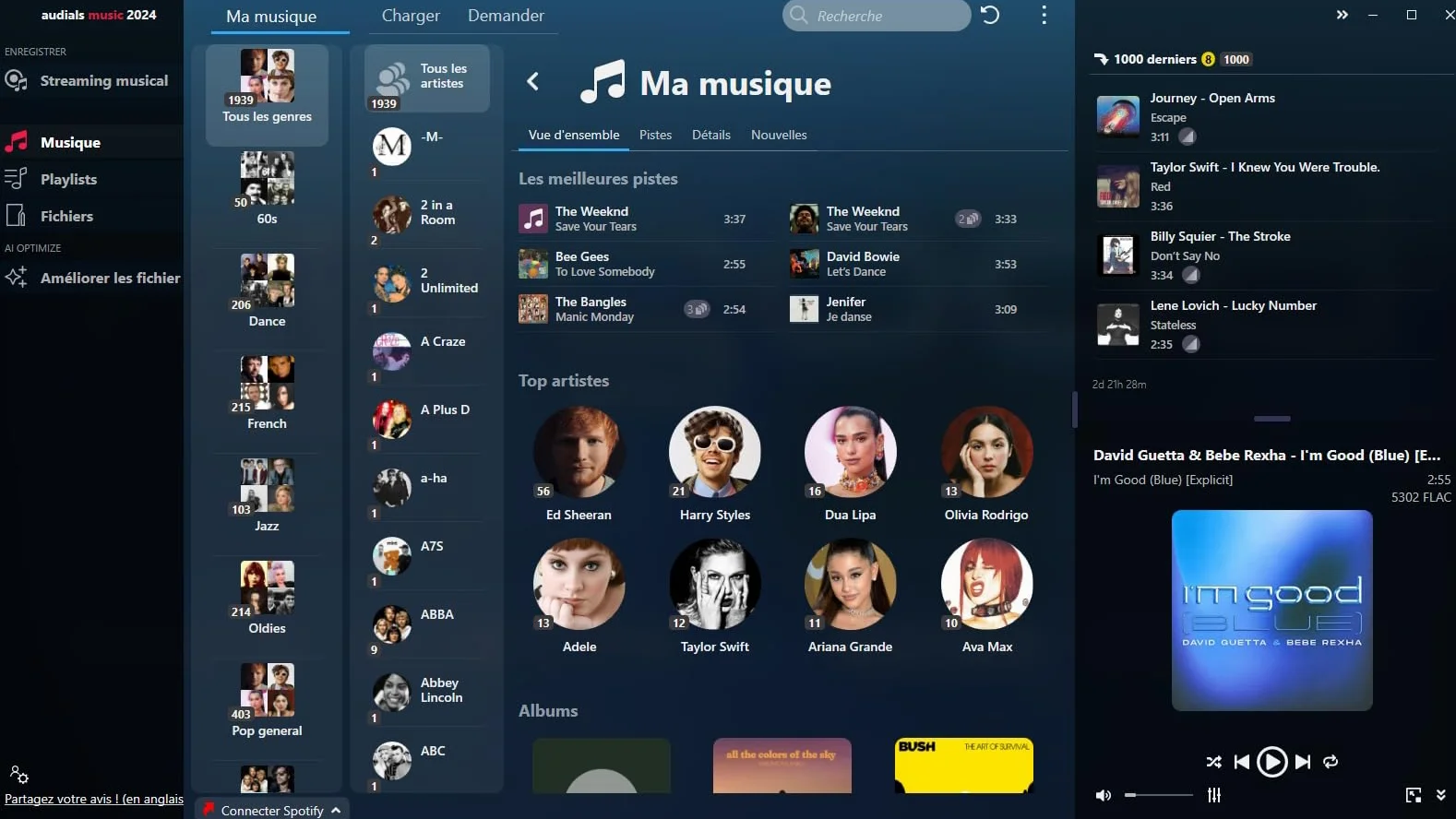 Audials Music 2024 - Trouver, enregistrer et convertir la musique et les livres audio des services de streaming | 1 appareil | Code d'activation PC