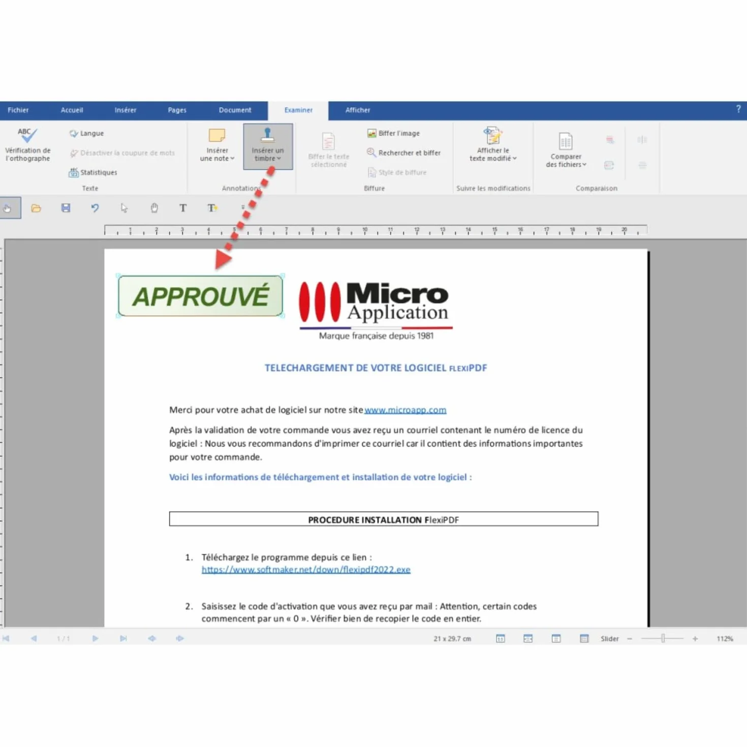 FlexiPDF Professional 2025 - Éditeur PDF Complet - Licence Perpétuelle 3 PC - Version DVD