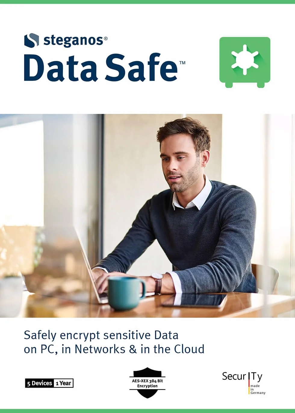 Steganos Data-Safe 2025 | Crypter données sensibles PC réseau cloud | Code d'activation email
