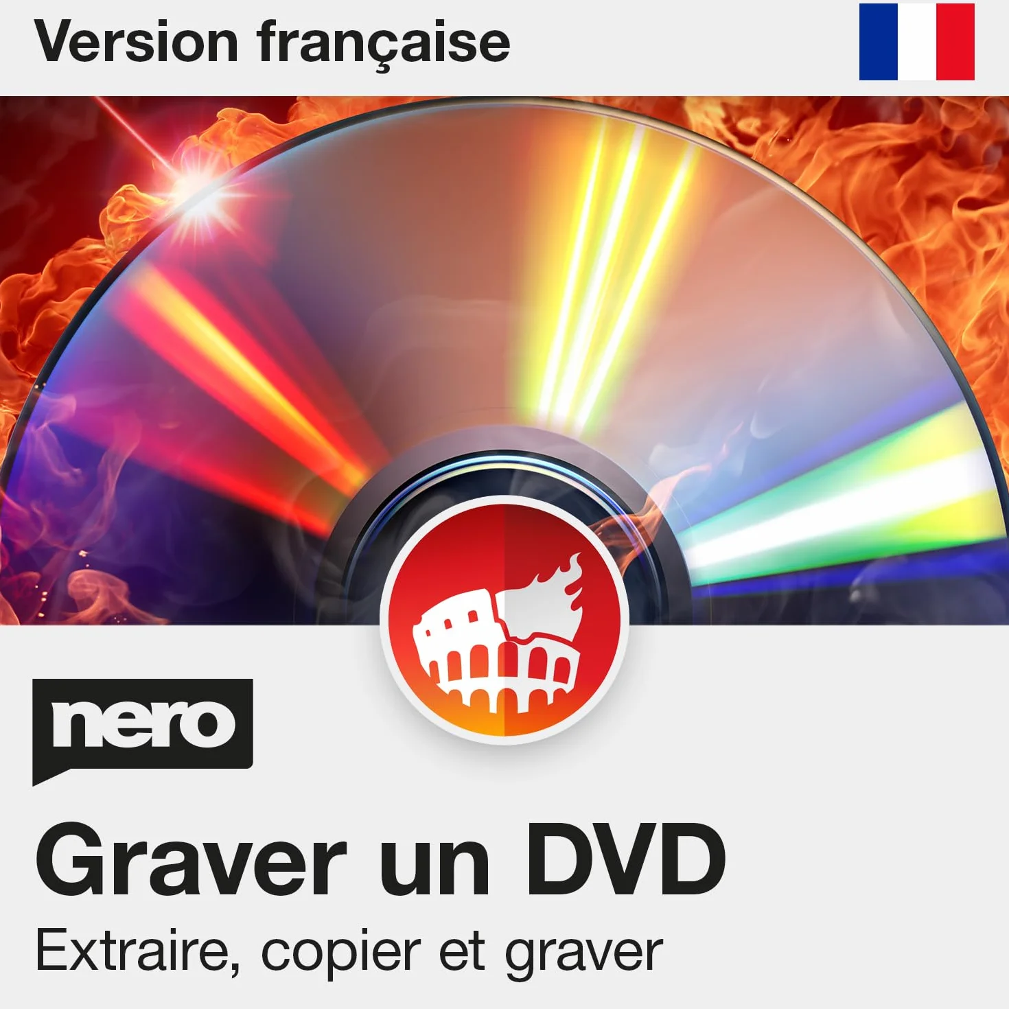Nero Gravure et Copie DVD 2026 | Logiciel de Gravure CD DVD | Licence à Vie 1 PC | Windows 11/10/8/7