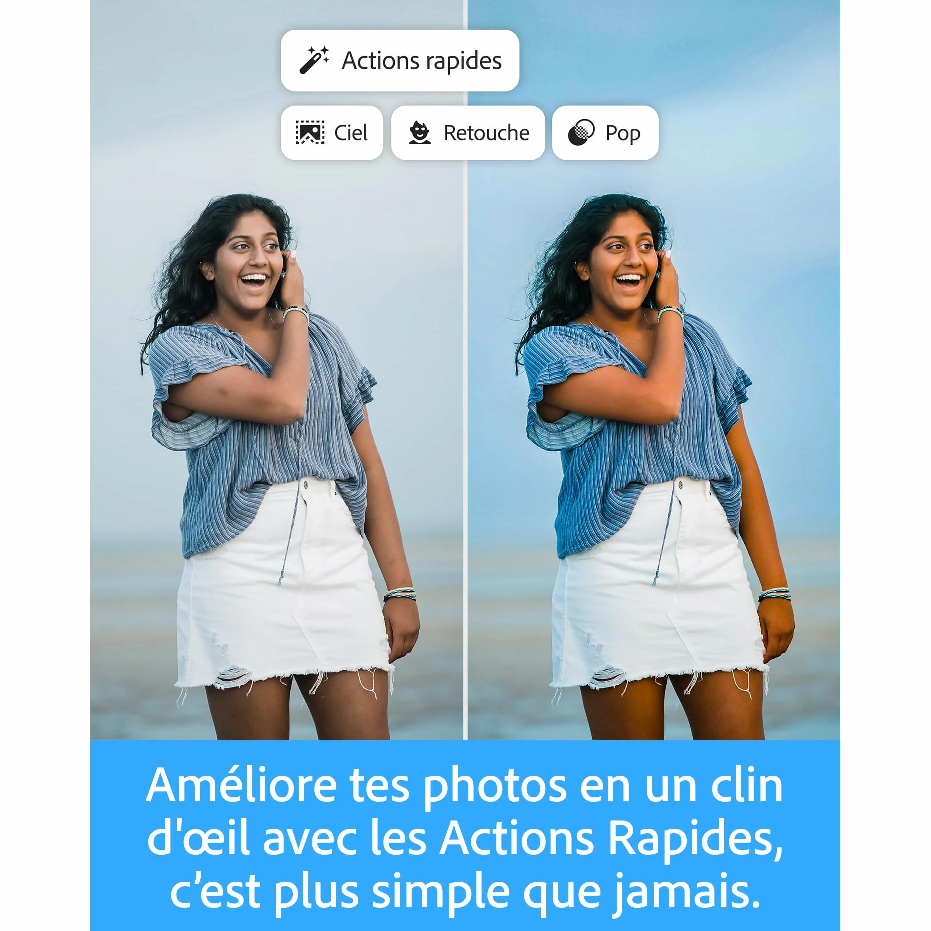 Adobe Lightroom incl. Lightroom Classic 1 To, Éditeur photo via IA, 24 mois, PC/Mac/Web/Tablette, Téléchargement Digital