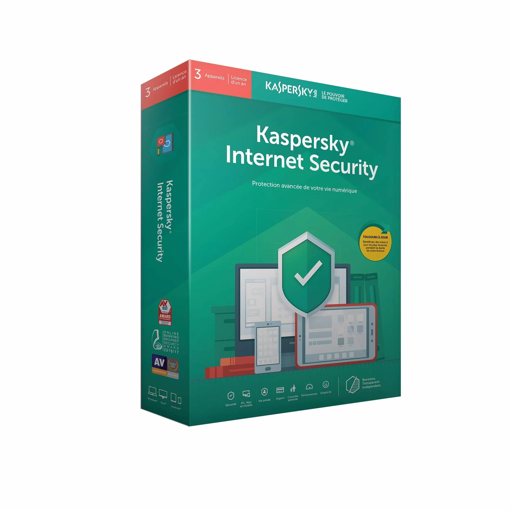 Kaspersky Internet Security 2019 3 Postes 1 An