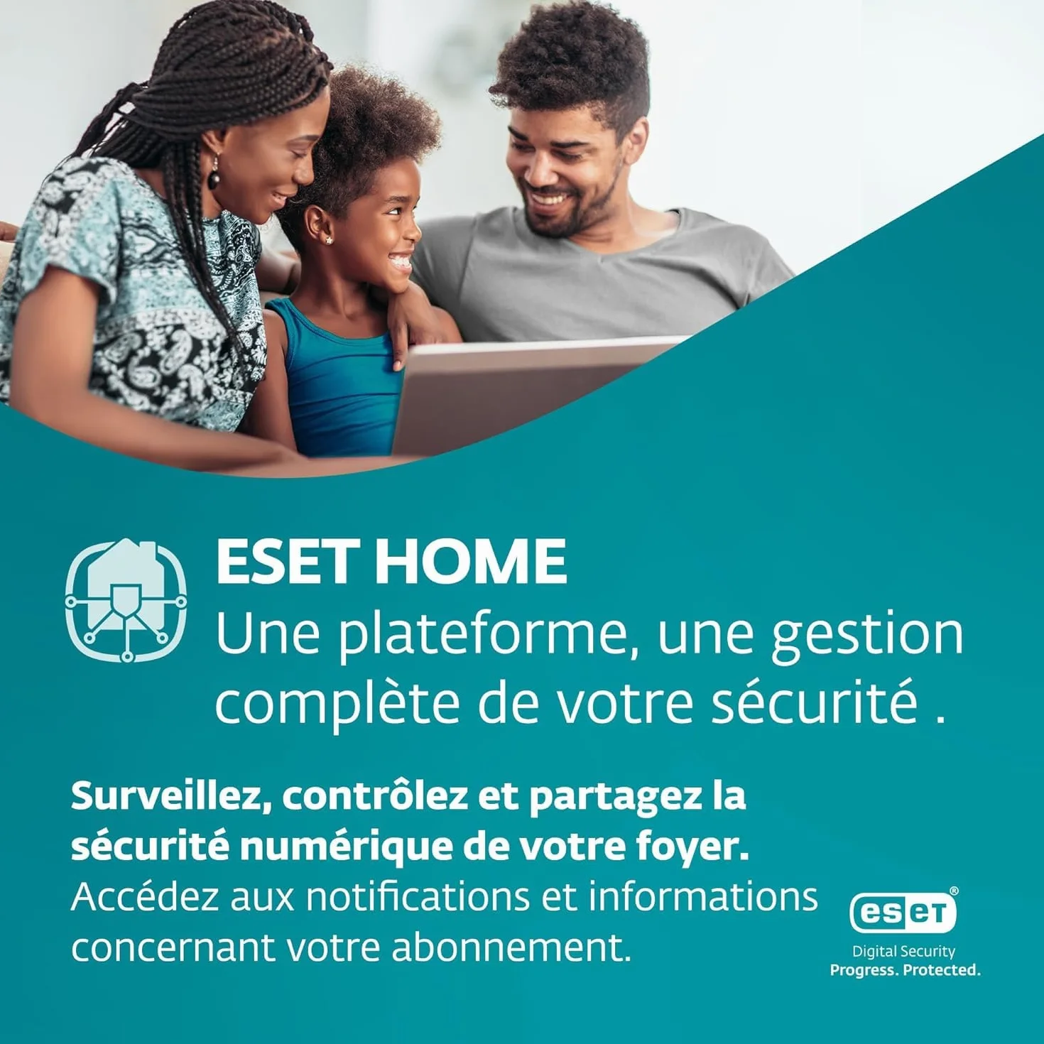 ESET NOD32 Antivirus 2025 1 appareil 1 an Protection multicouche Windows Mac
