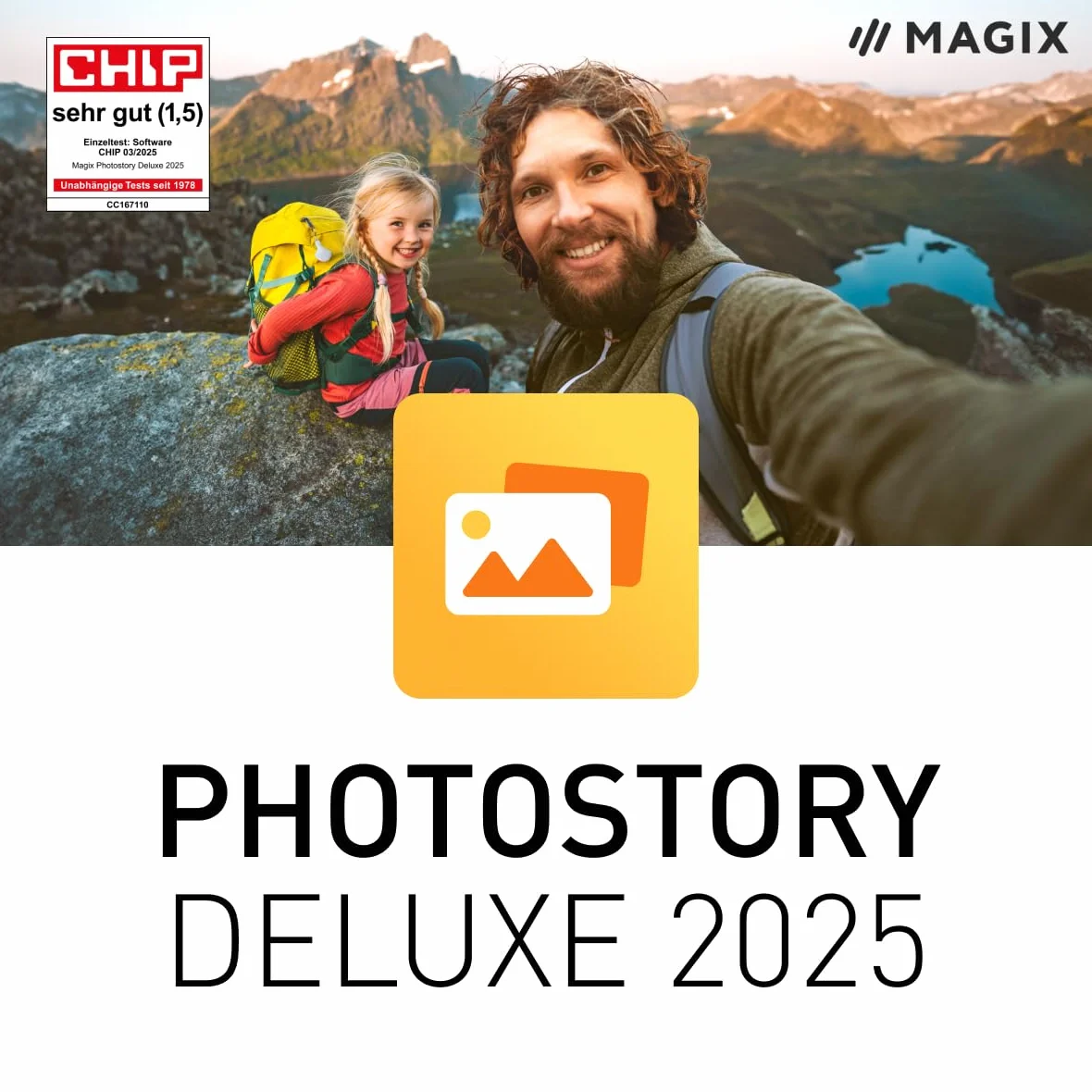 MAGIX Photostory Deluxe 2025 - Logiciel de retouche photo et vidéo pour Windows 10/11 PC | Licence complète 2 appareils