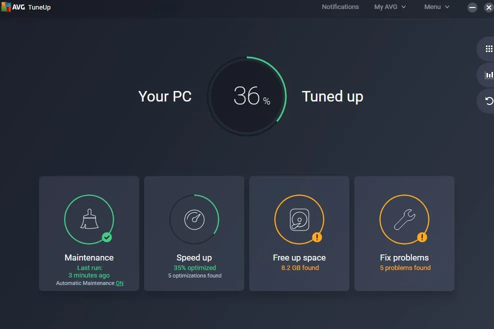 AVG TuneUp Unlimited 2026 | 10 appareils | 1 An | PC/Mac