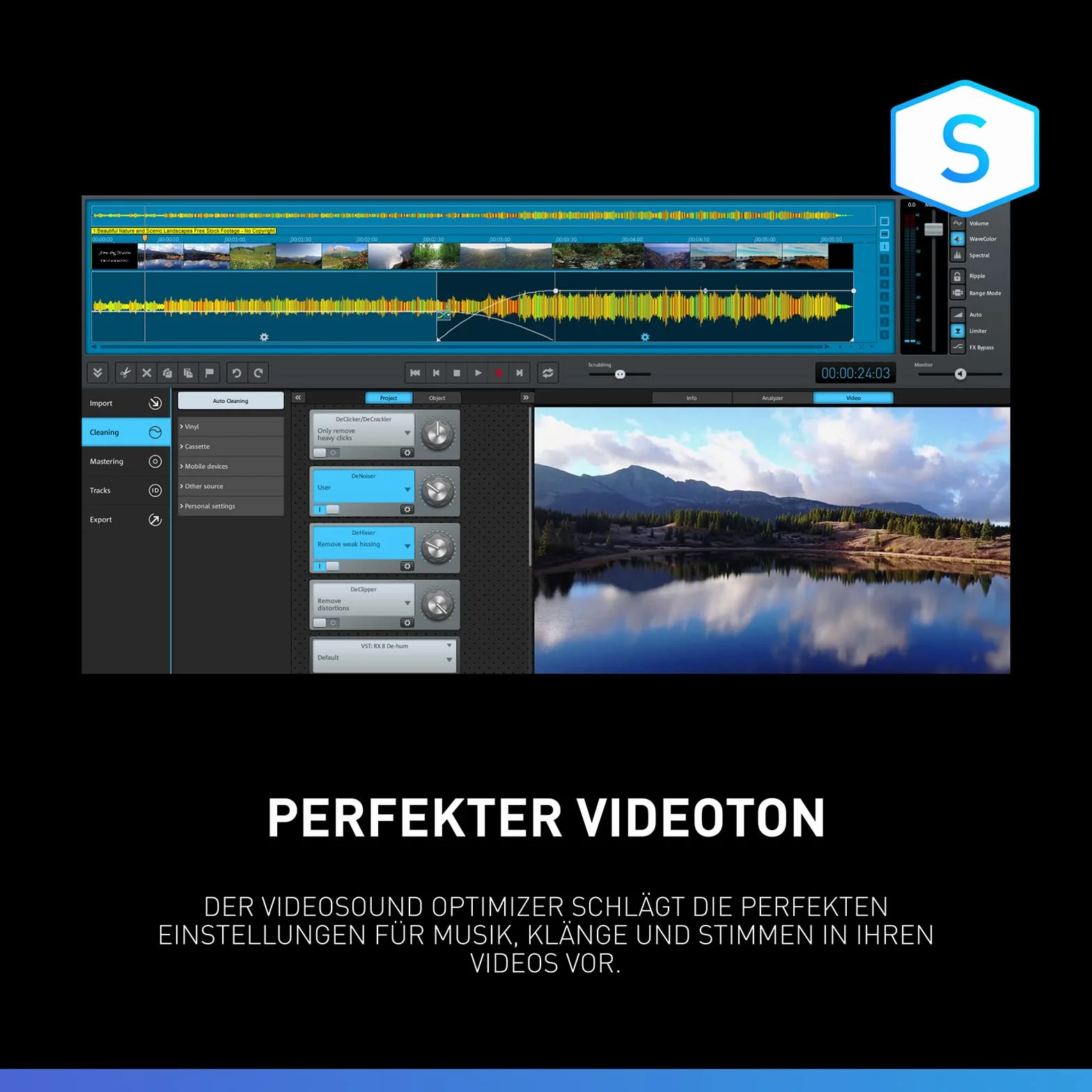 SOUND FORGE Audio Cleaning Lab Standard 2 Geräte PC Download