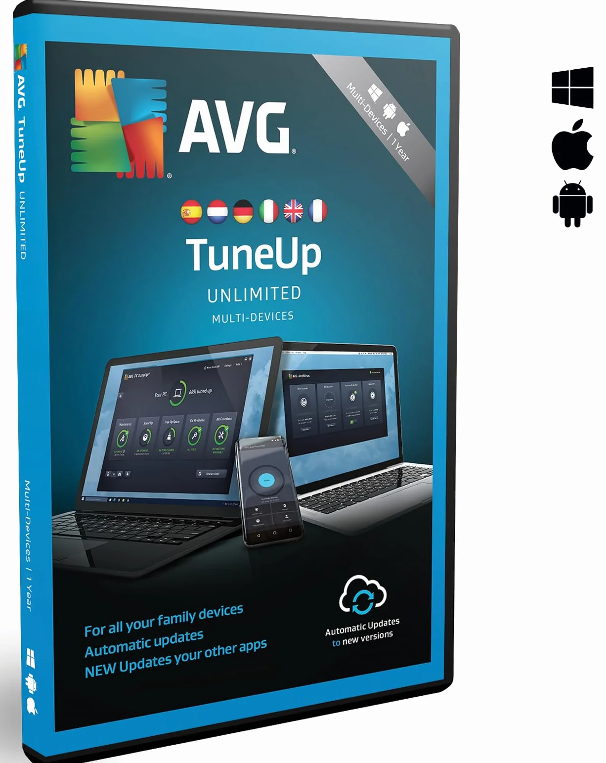 AVG TuneUp Unlimited 2026 | 10 appareils | 1 An | PC/Mac