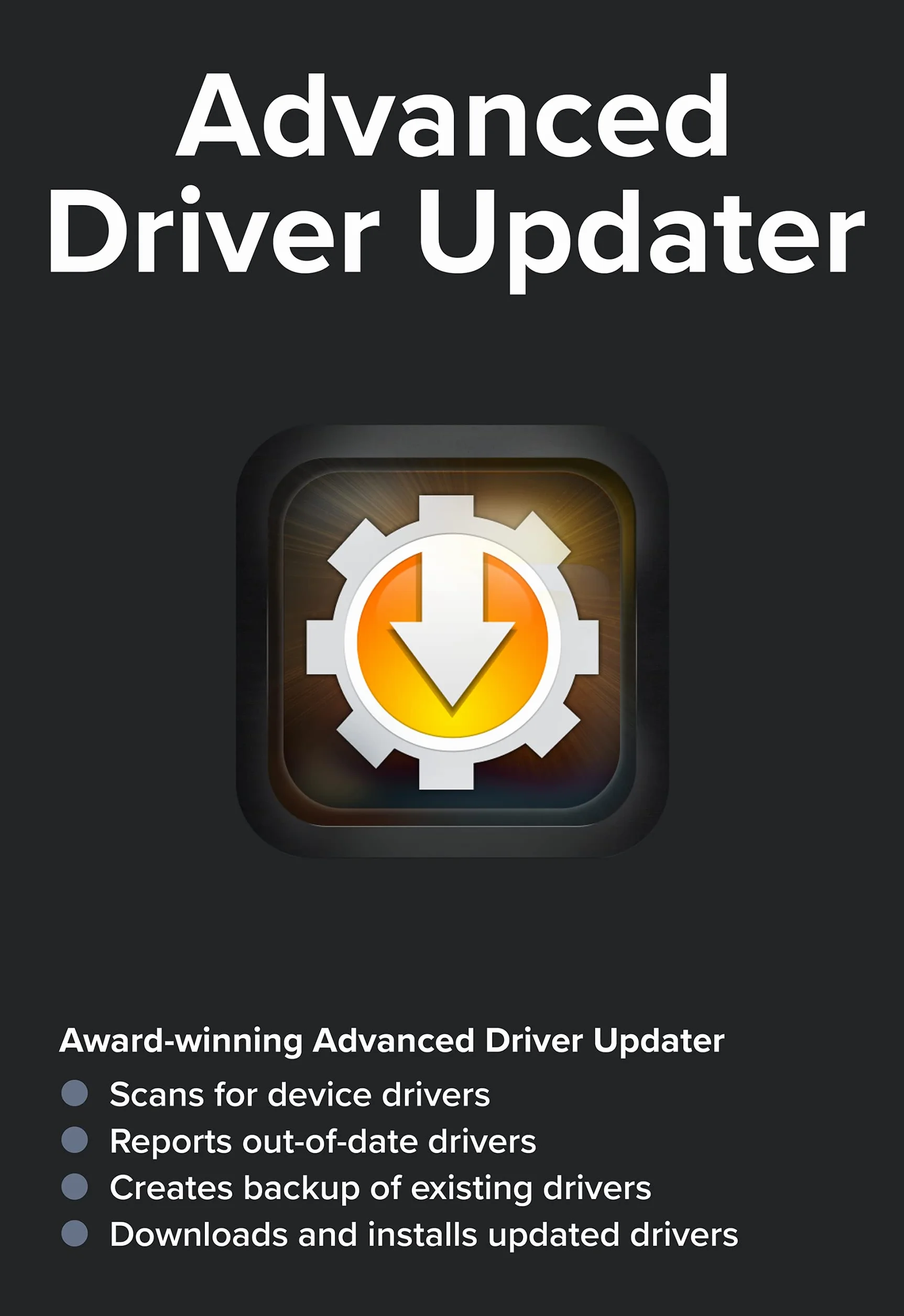 Advanced Driver Updater 1 PC 1 an logiciel pilotes Windows téléchargement mise à jour