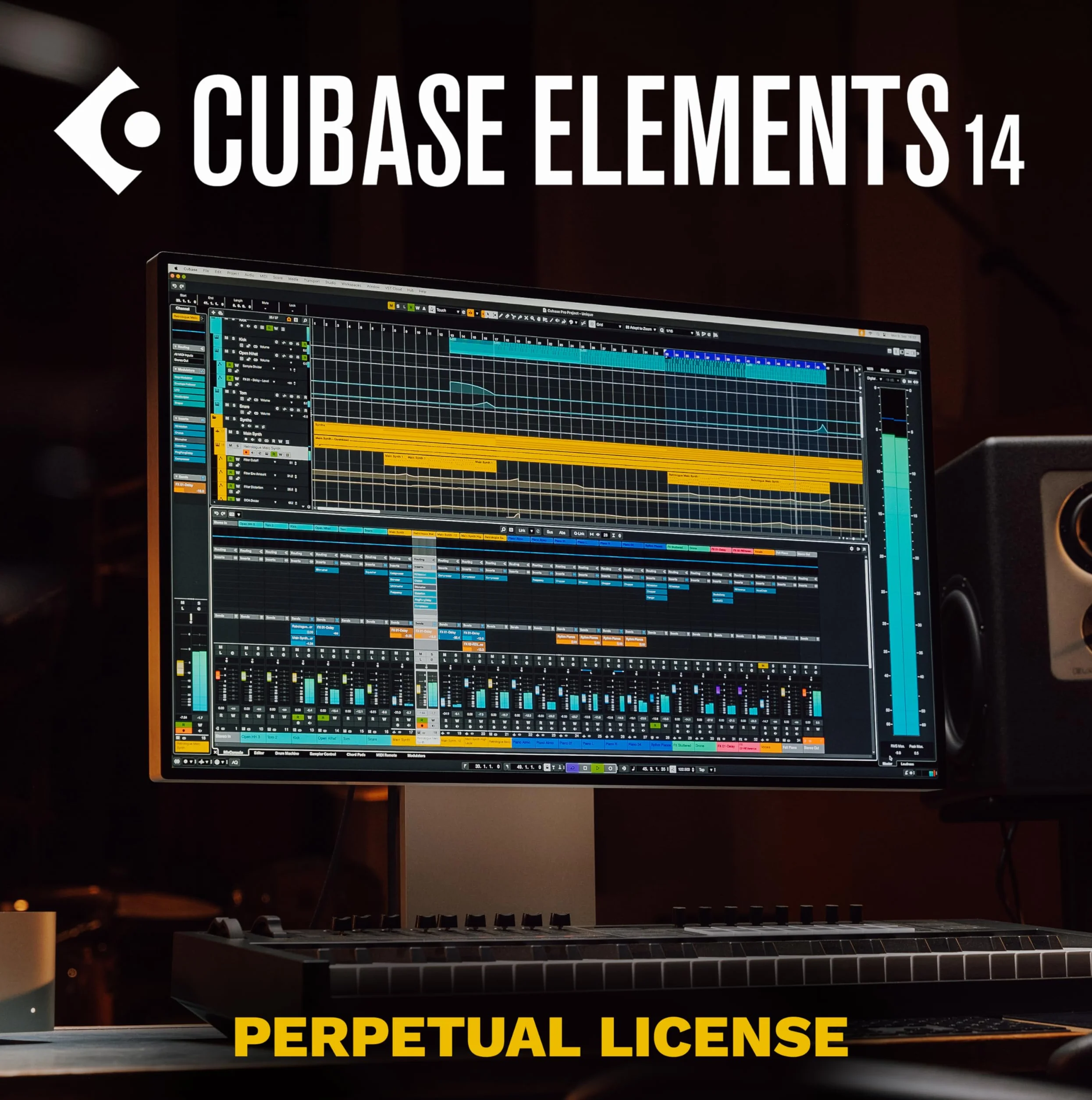 Steinberg Cubase Elements 14 séquenceur audio MIDI logiciel enregistrement studio 1 appareil code activation email