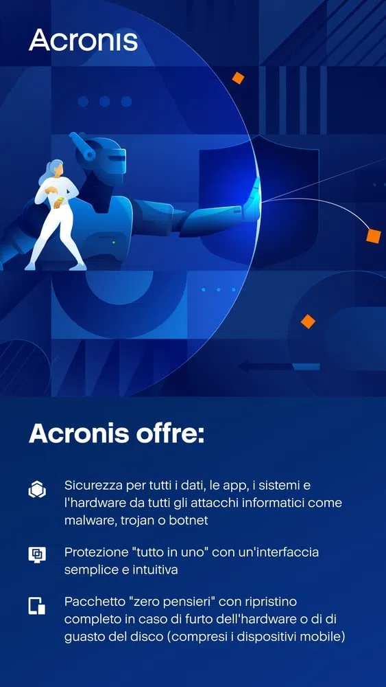 Acronis Cyber Protect Home Office 2023 | Essentials | 1 PC/Mac | 1 An | Windows/Mac/Android/iOS | Sauvegarde | Code d’activation – Envoi par la poste