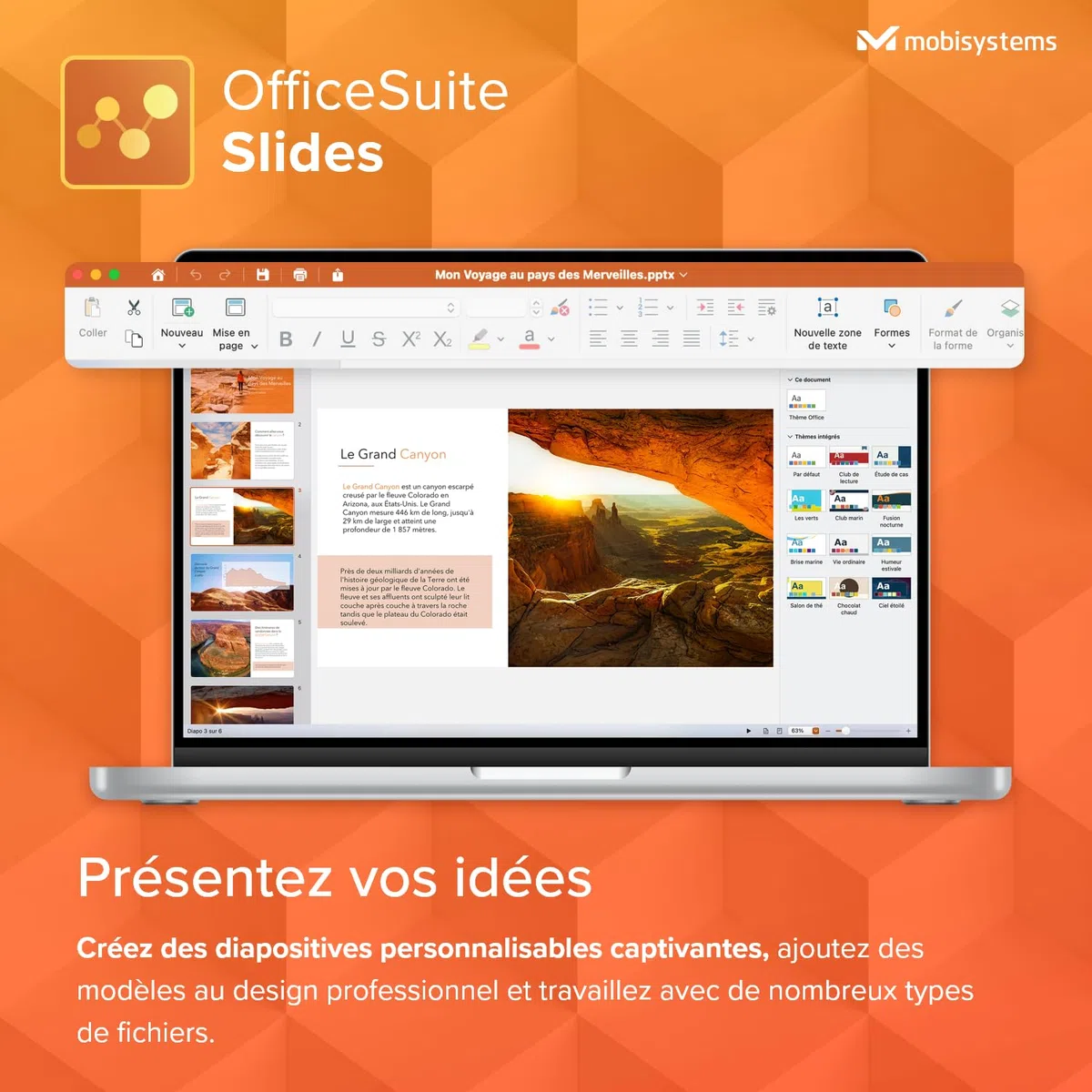 OfficeSuite Home & Business pour MAC - Licence à vie - Pack Office pour MacOS - 1 appareil - 1 Usager - Code d'activation Mac