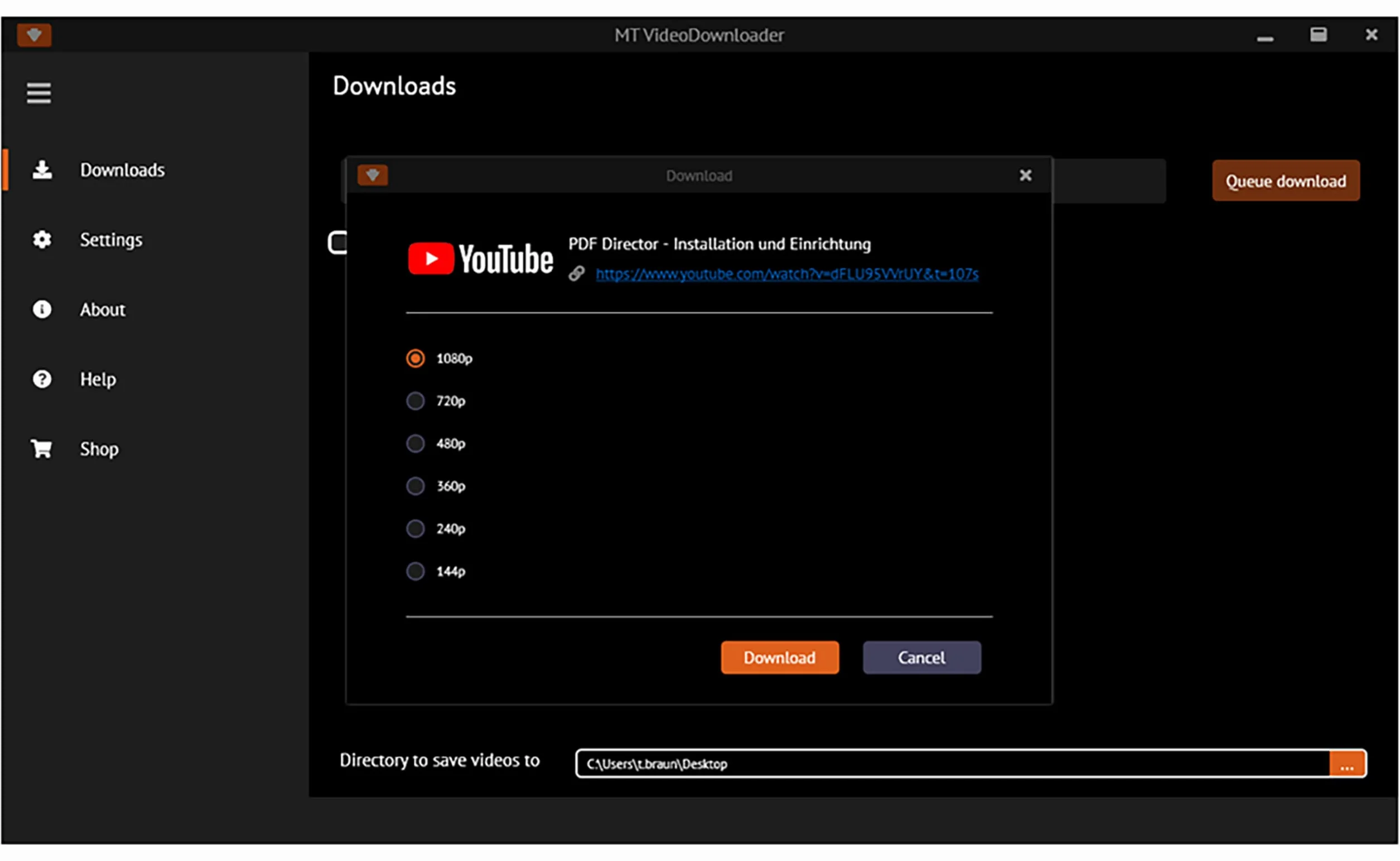 Video and Audio Downloader for YouTube MP4 MP3 Lifetime License Windows 11 10 8 7
