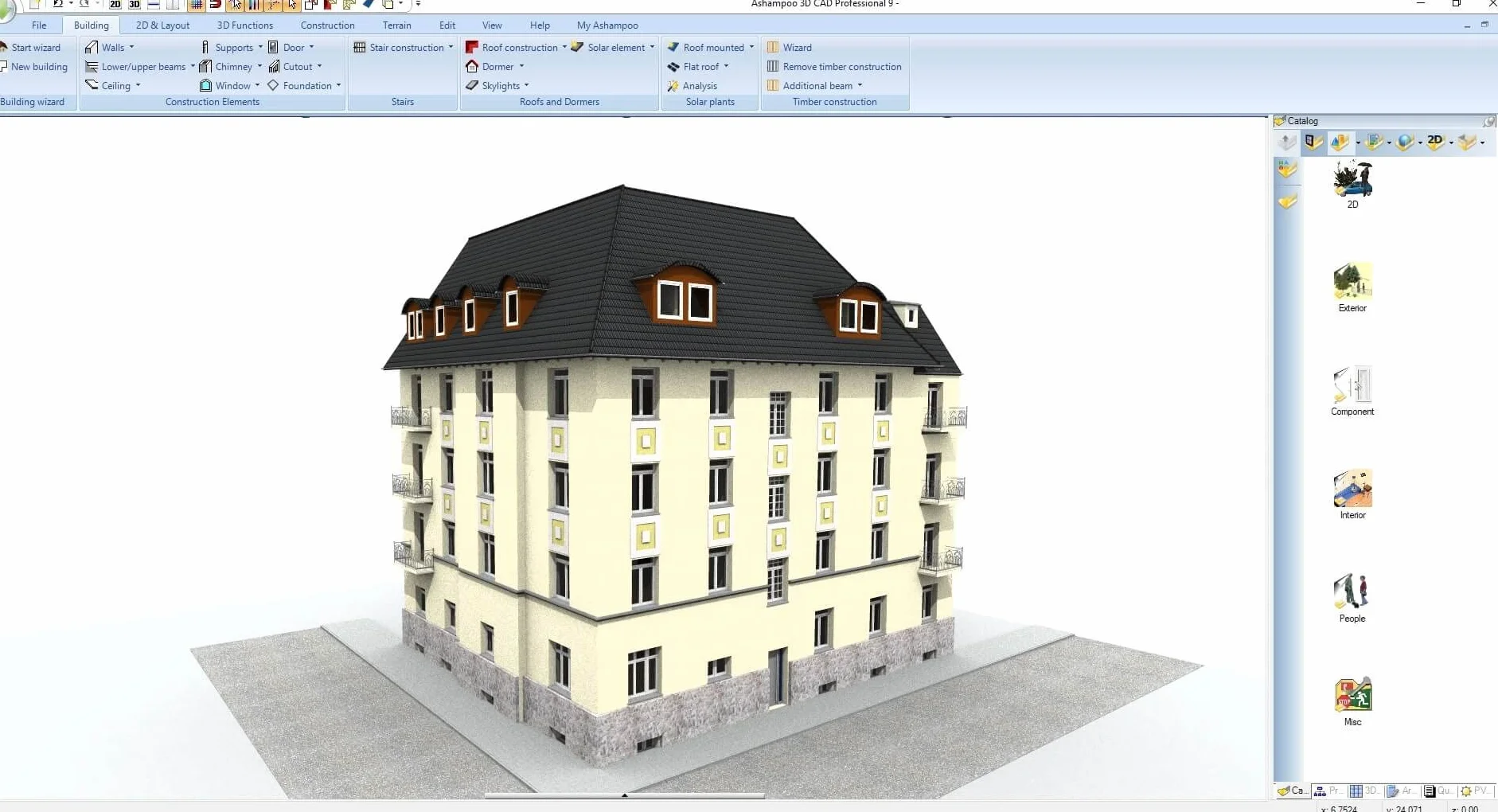 3D CAD 9 Professional Home Design & Construction Software for Windows 11, 10, 8.1, 7