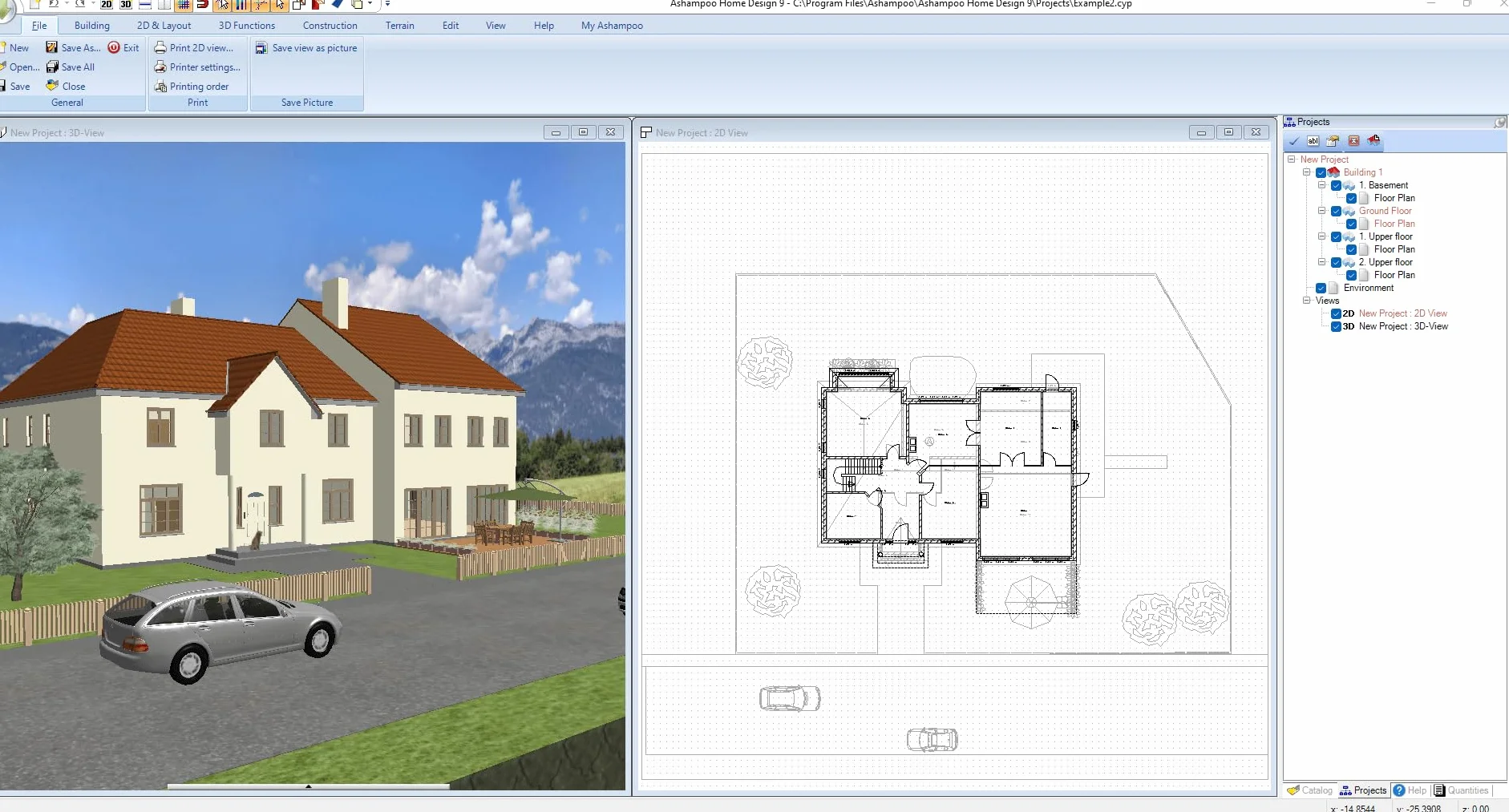 3D CAD 9 Professional Home Design & Construction Software for Windows 11, 10, 8.1, 7