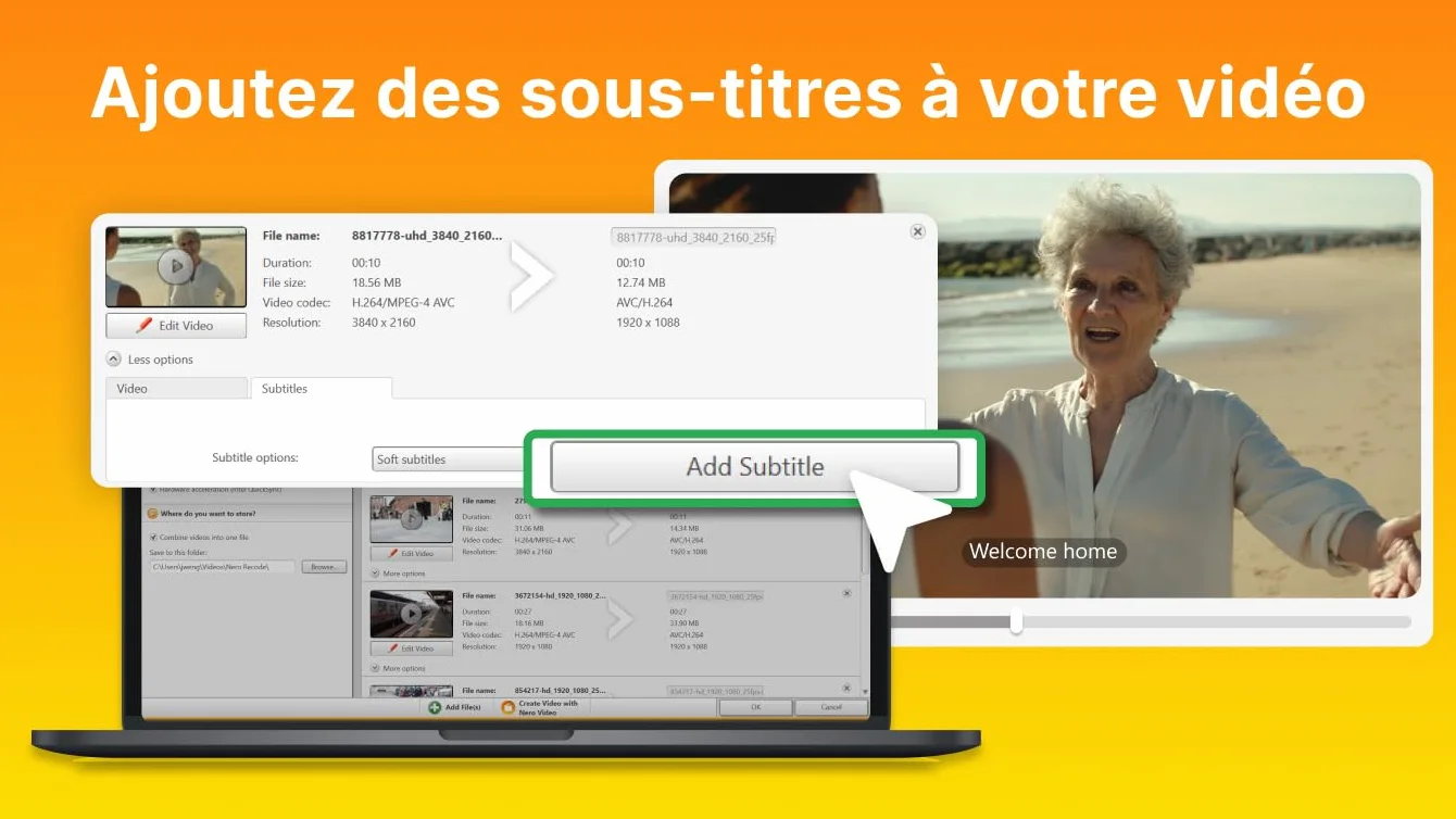 Nero Recode Logiciel Convertisseur MP3 Licence à vie 1 PC Windows 11/10/8/7