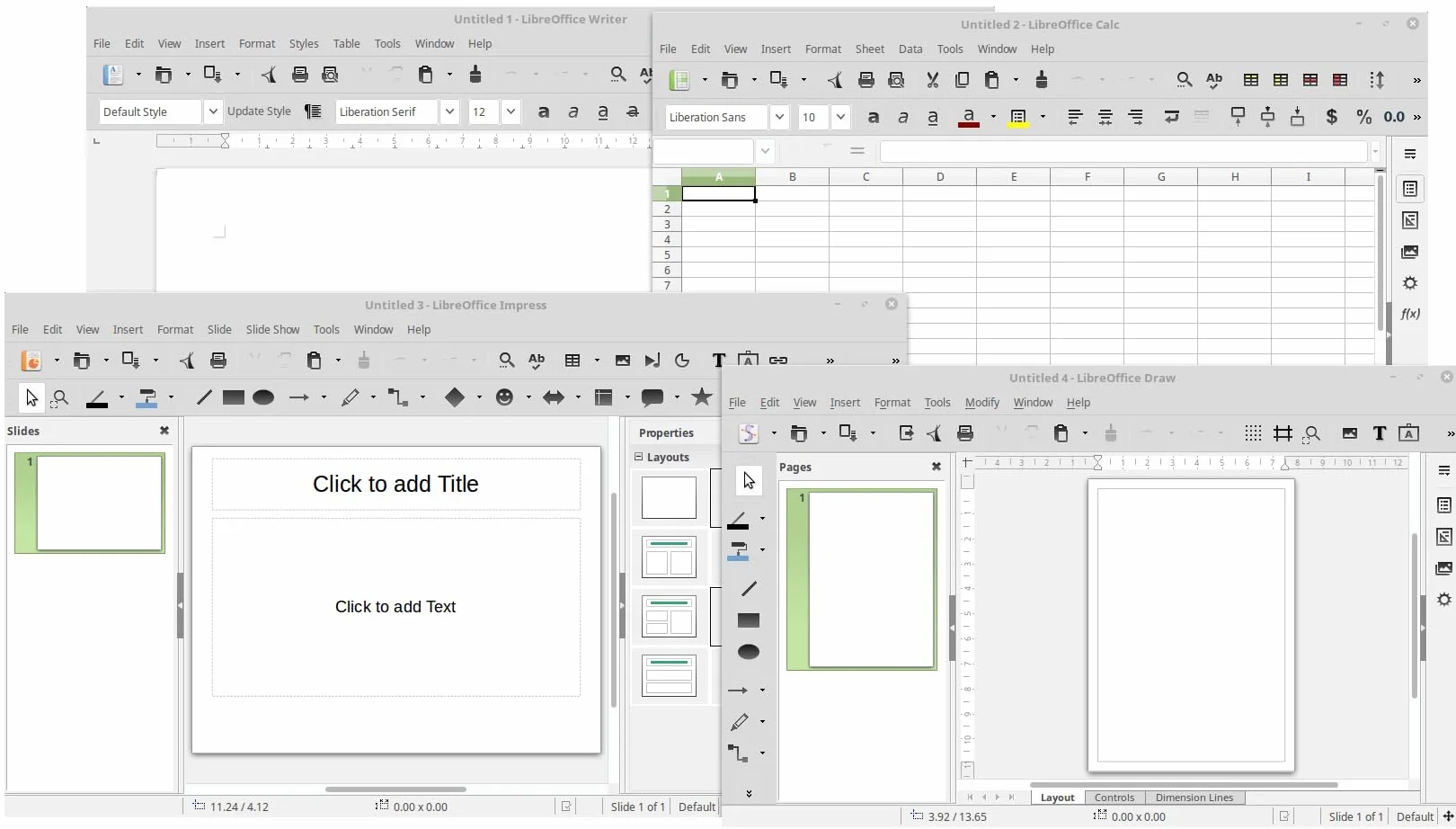 LibreOffice 2026 Home Étudiant Professionnel Business | Compatible Microsoft Office Word Excel PowerPoint | Logiciel clé USB PC Windows 11 10 8 7 Vista XP 32/64 bits macOS + Guide