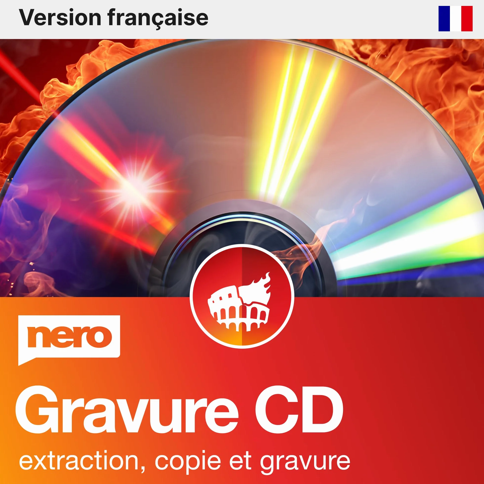 Nero Burning ROM 2026 Gravure CD Audio Données Licence à Vie 1 PC Windows 11/10/8/7