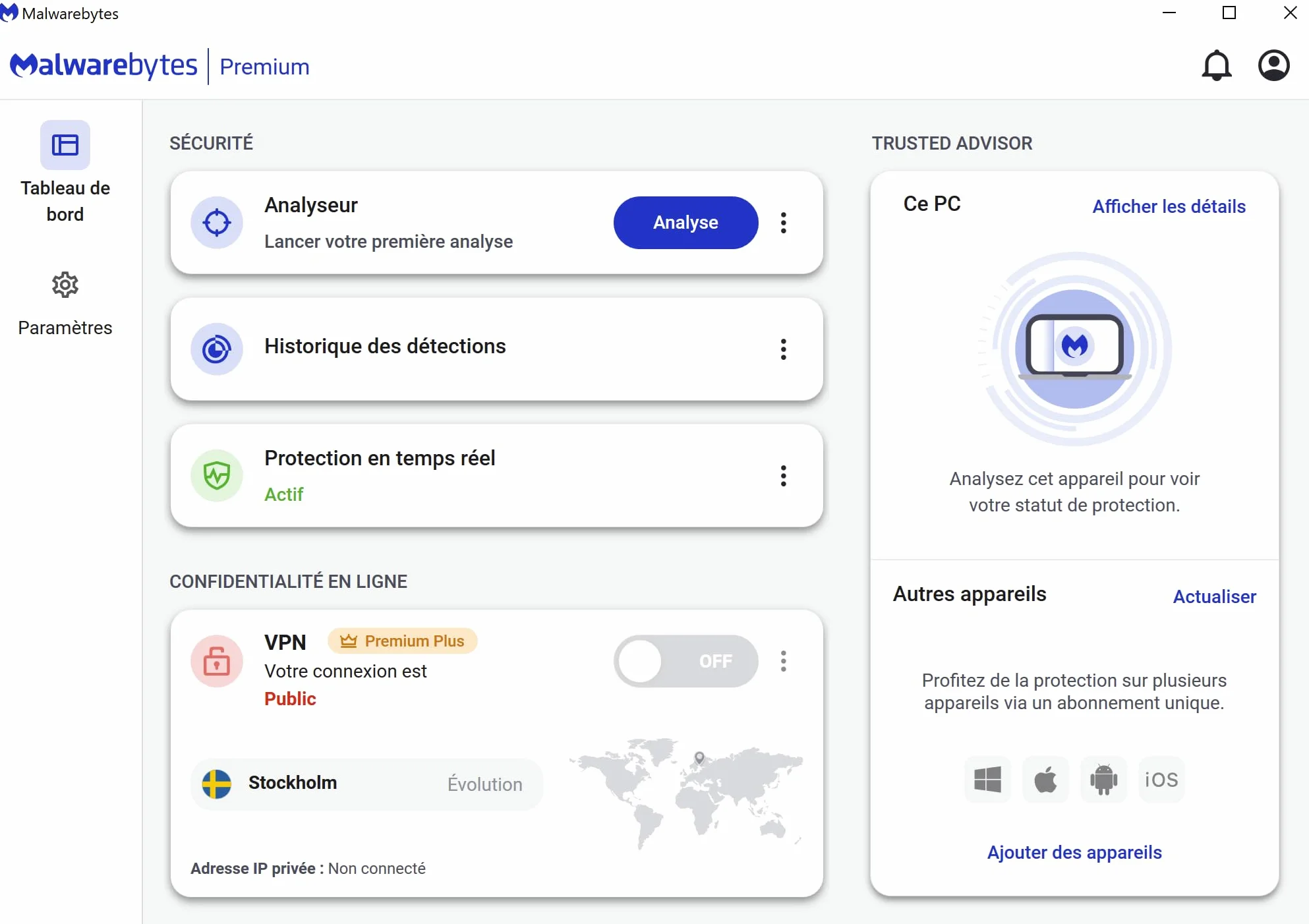 Malwarebytes Premium 2 appareil 18 Mois Code d'activation Windows Mac iOS Android Chrome