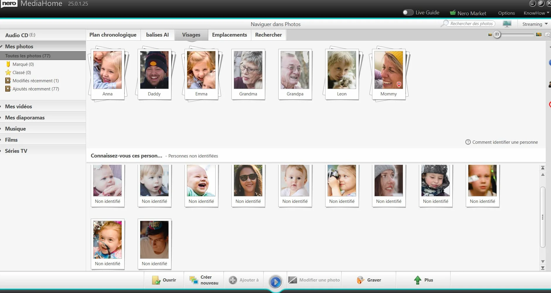 Nero MediaHome Gestion de Photos IA Licence à vie 1 PC Windows 11 10 8 7