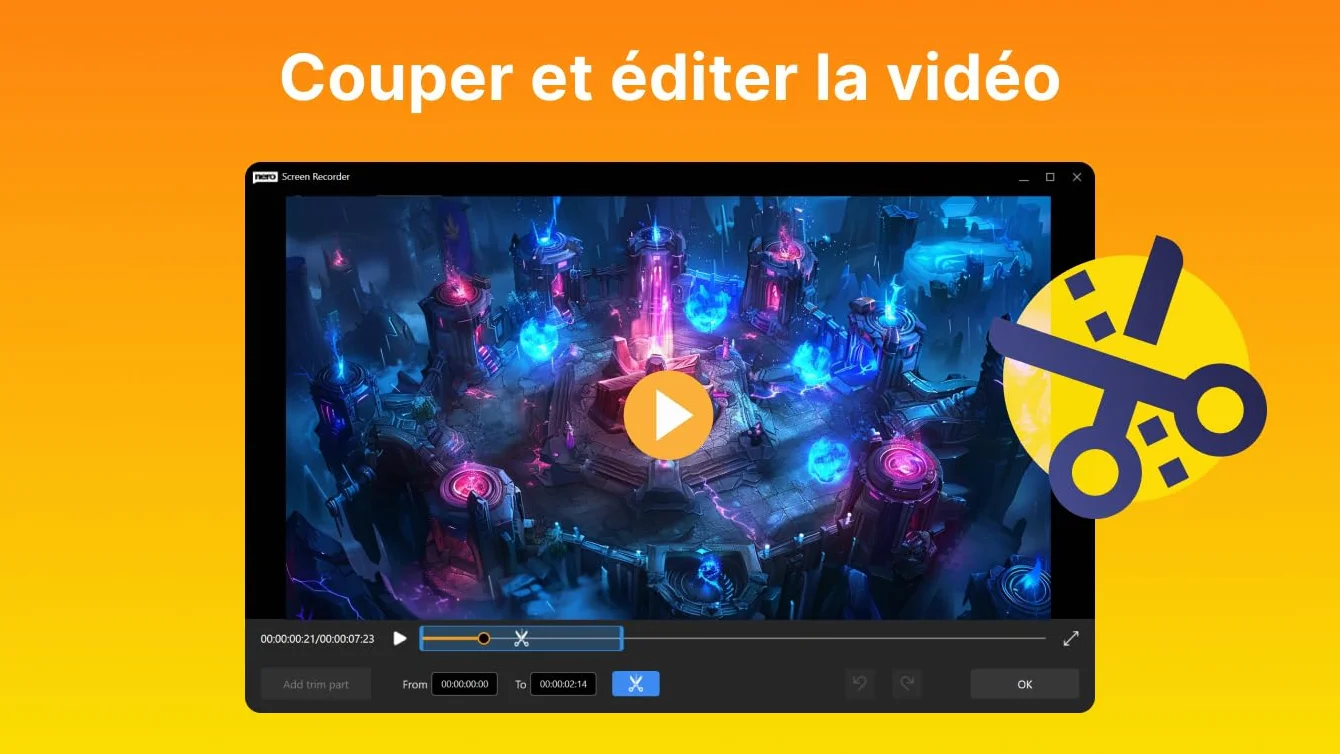 Nero Screen Recorder PRO 365 | Enregistrement d’écran 4K/60FPS | Licence annuelle 1 PC | Win 11/10