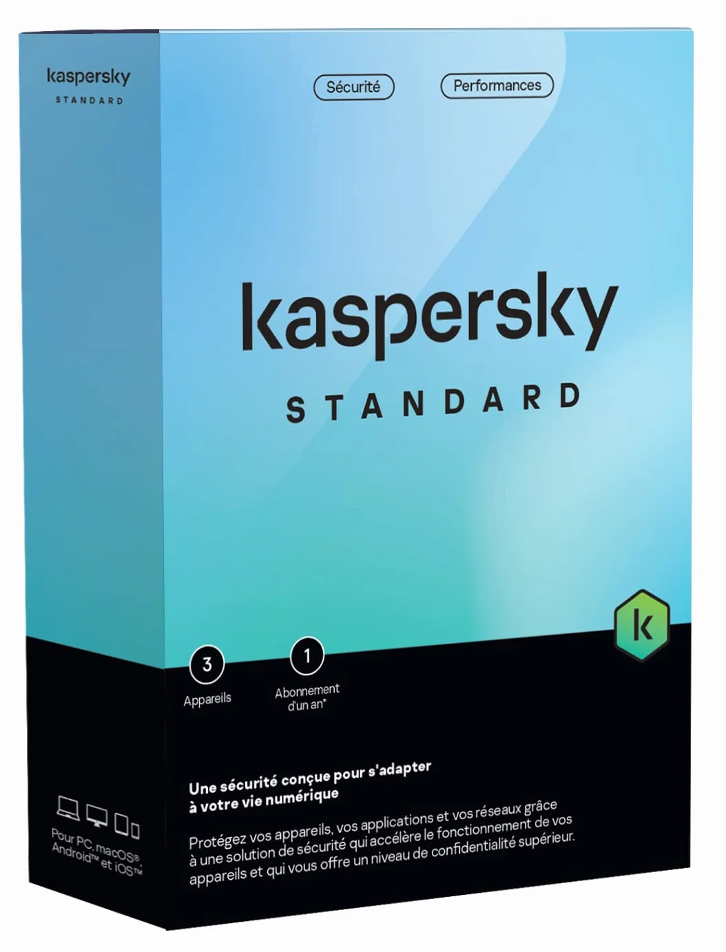 Kaspersky Standard 3 Postes 1 An
