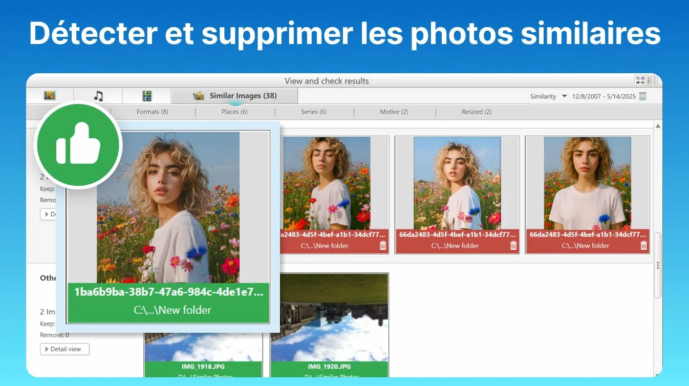 Nero Duplicate Manager | Doublons photos vidéos musique IA images similaires Scan disques externes Licence à vie 1 PC Windows 11/10/8/7