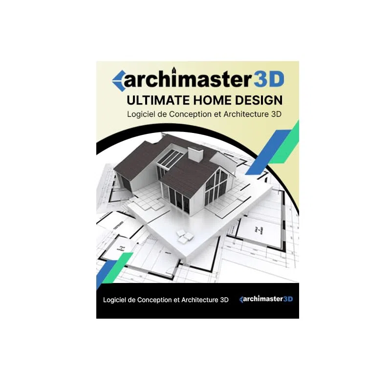 ArchiMaster 3D Ultimate - la solution ultime pour des projets de rénovation et de design intérieur | Ultimate | 1 appareil | 1 Usager | Code d'activation PC - envoi par email