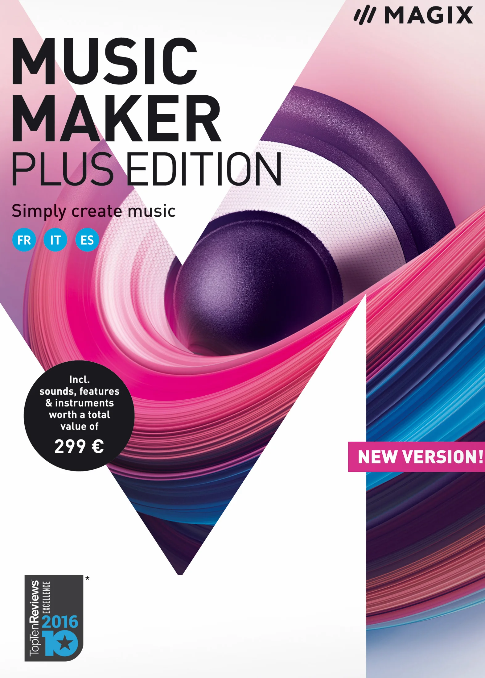 MAGIX Music Maker Plus Edition 2018 production enregistrement mixage musique Téléchargement