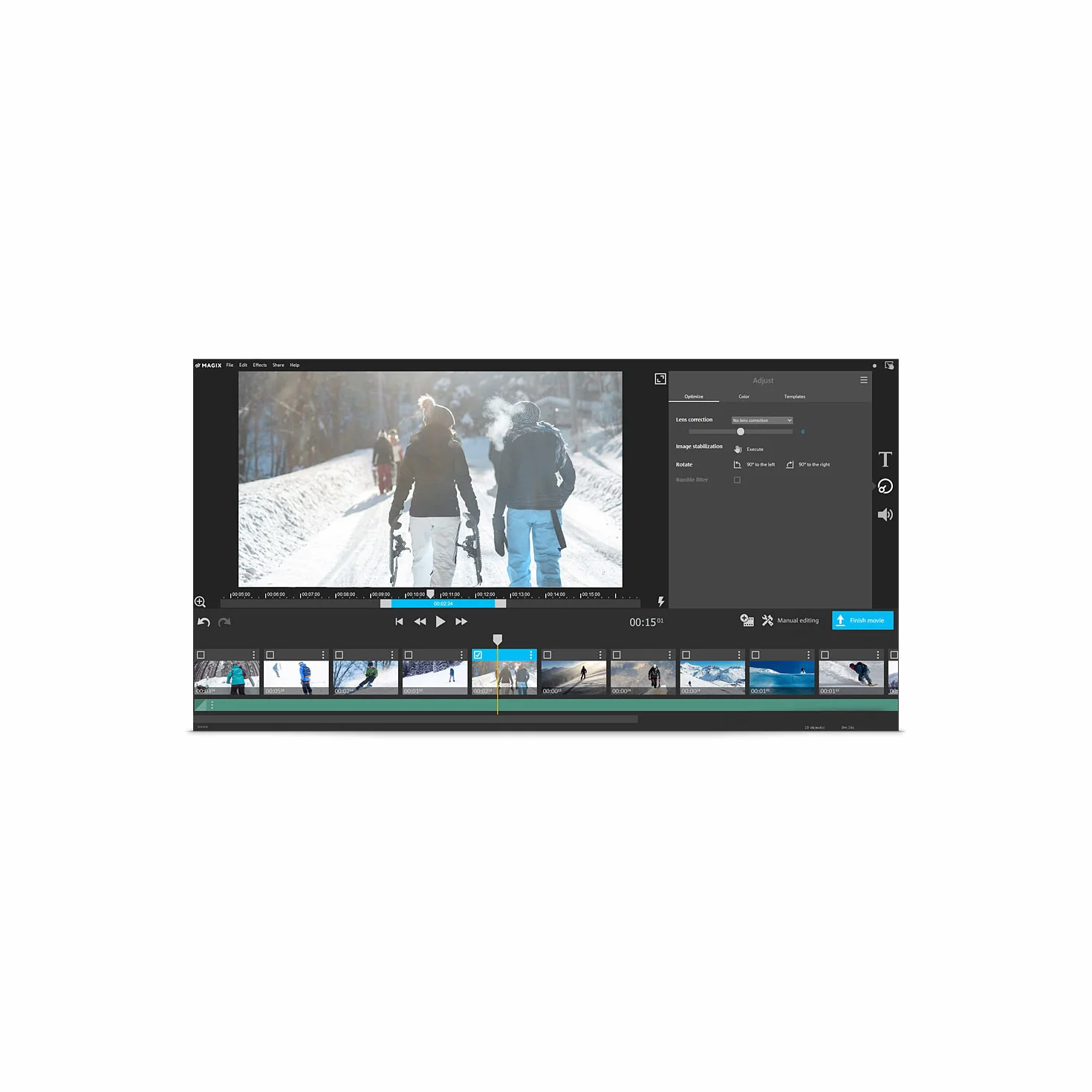 MAGIX Fastcut Plus Edition 2017 – Montage vidéo automatique [Téléchargement]