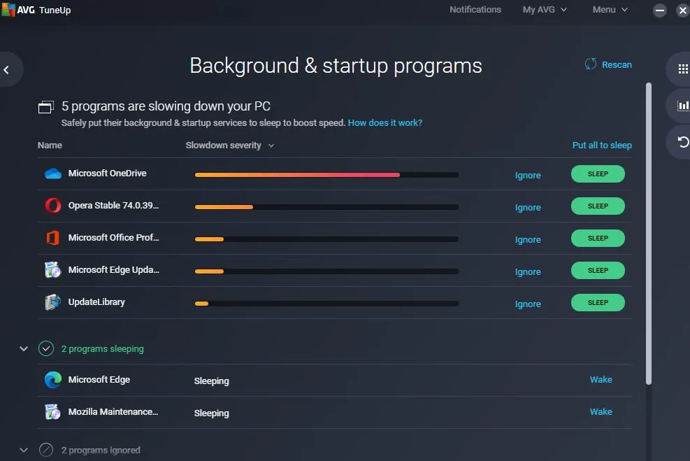 AVG TuneUp Unlimited 2026 | 10 appareils | 1 An | PC/Mac