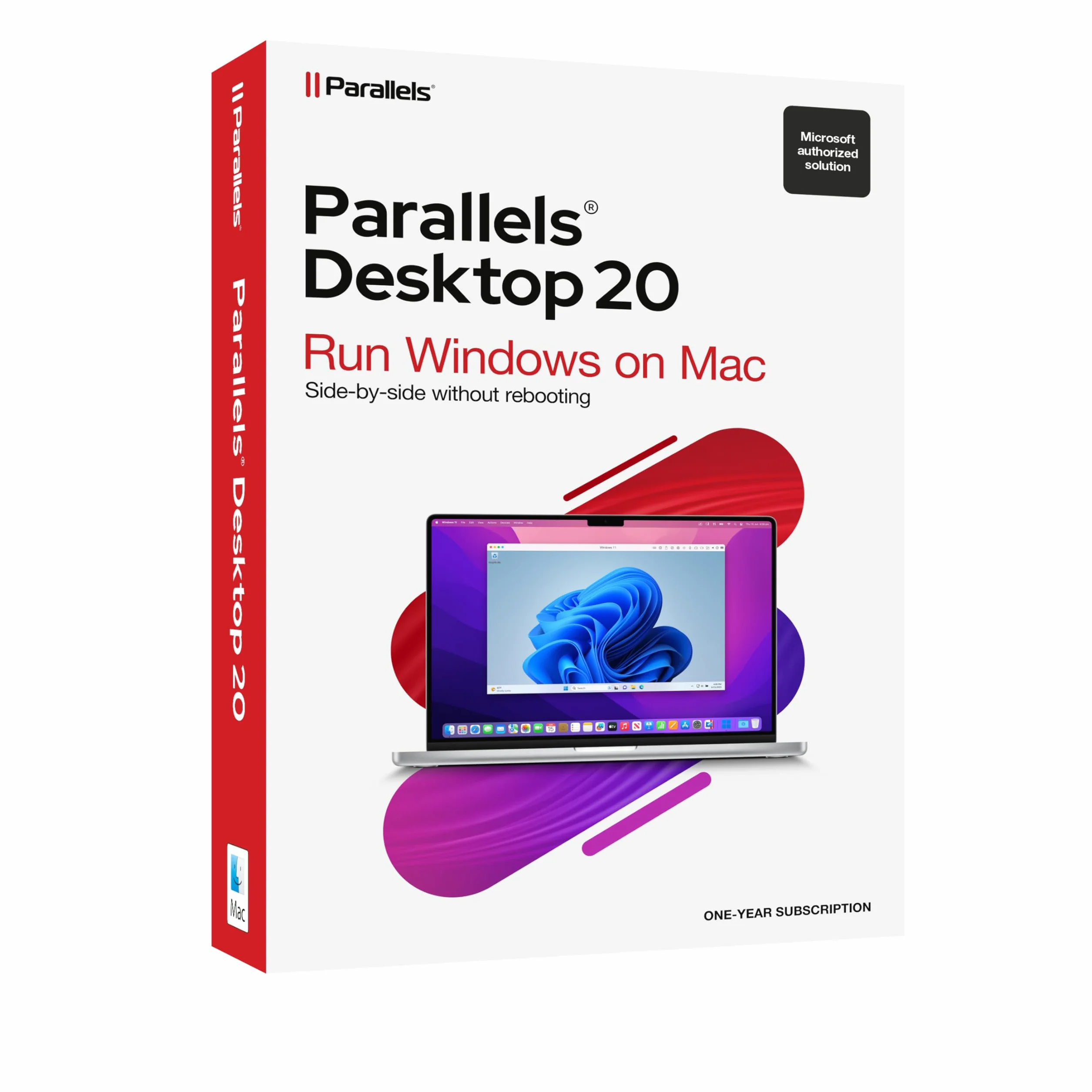 Parallels Desktop 20 | Logiciel de machine virtuelle pour exécuter Win sur Mac | 1 An | 1 Appareil | Mac | Box
