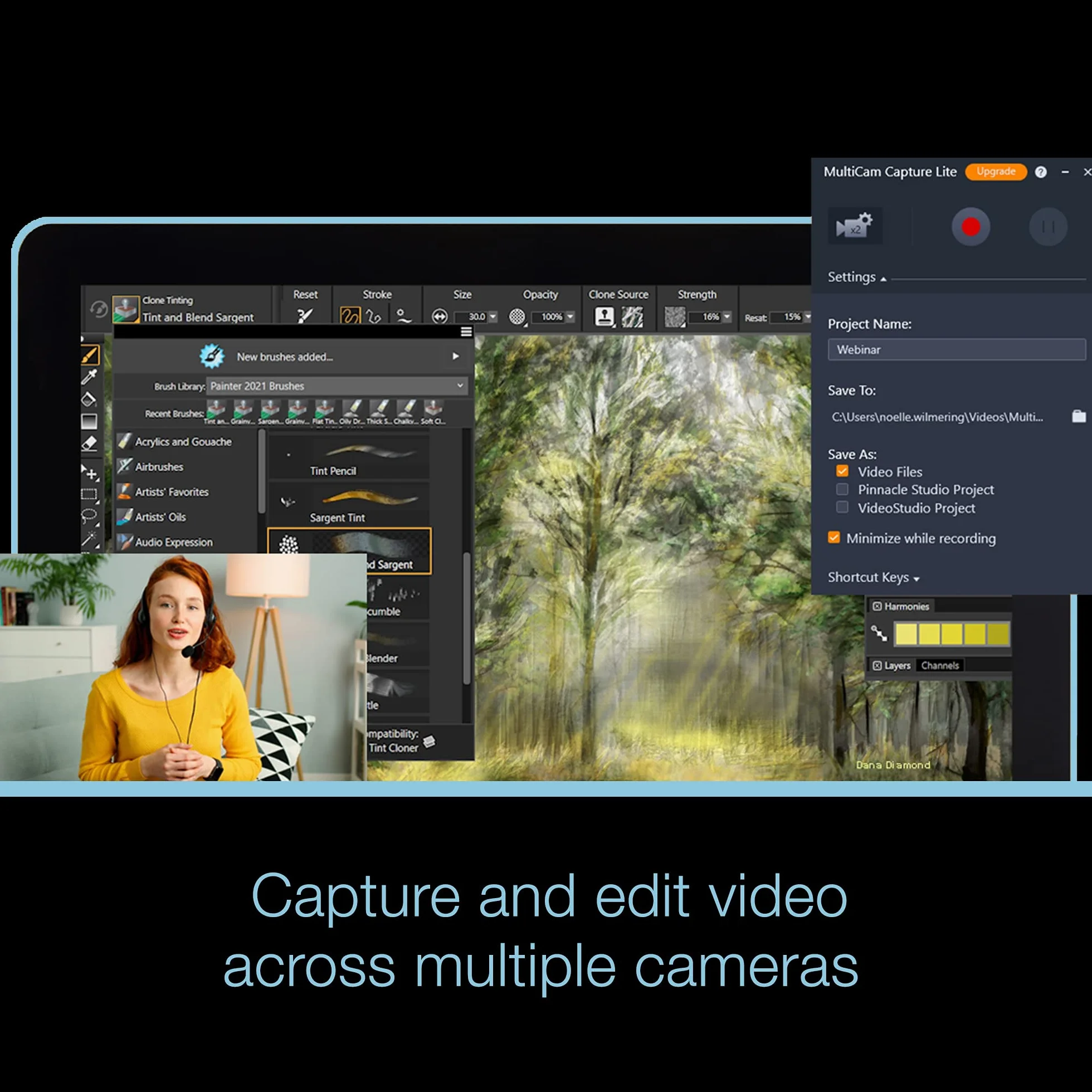 Pinnacle Studio 25 Plus Logiciel de montage vidéo et enregistrement d'écran 1 Appareil Win DVD