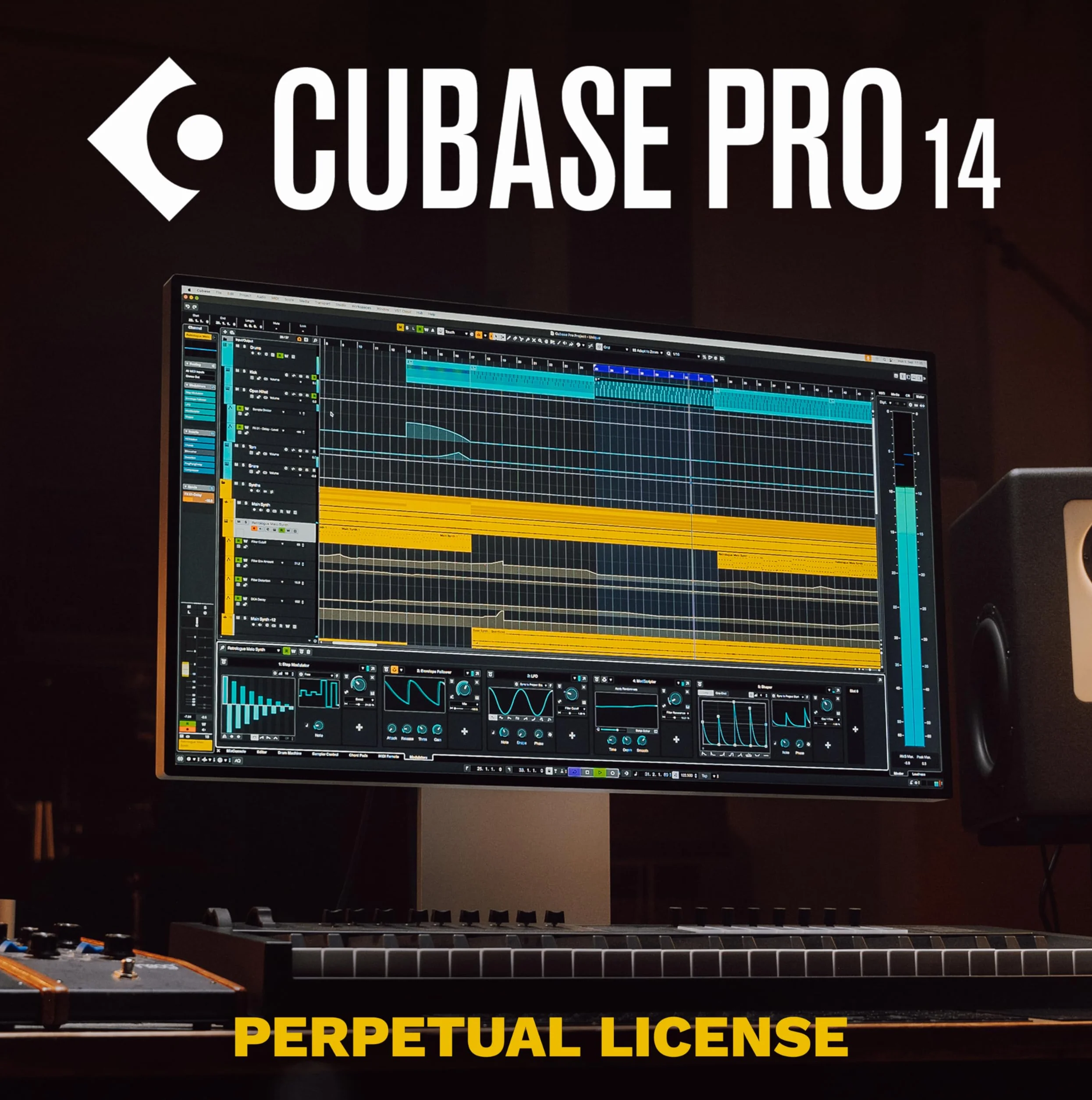 Steinberg Cubase Pro 14 séquenceur audio MIDI logiciel d'enregistrement studio 1 appareil 1 utilisateur code d'activation email