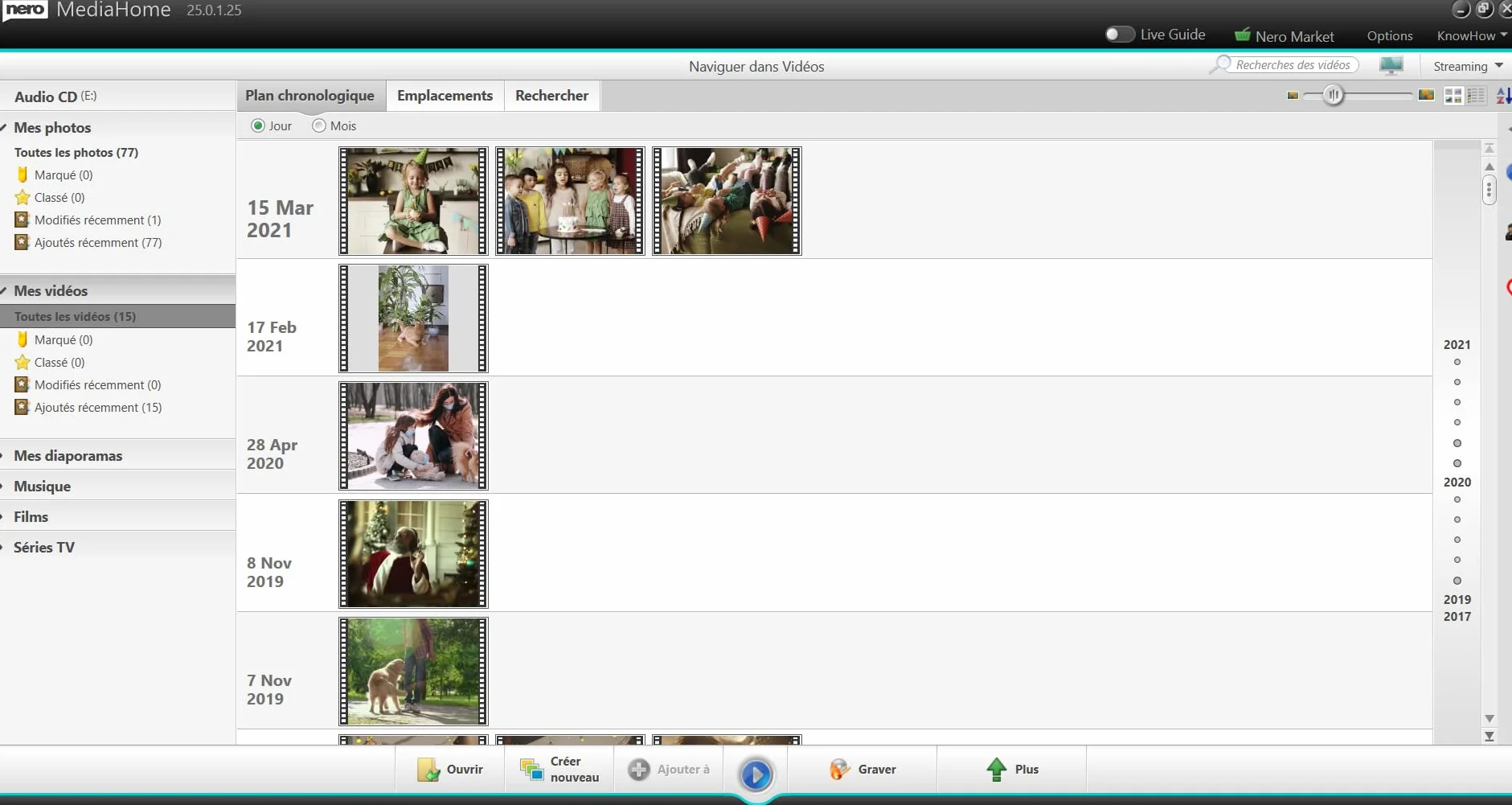 Nero MediaHome Gestion de Photos IA Licence à vie 1 PC Windows 11 10 8 7