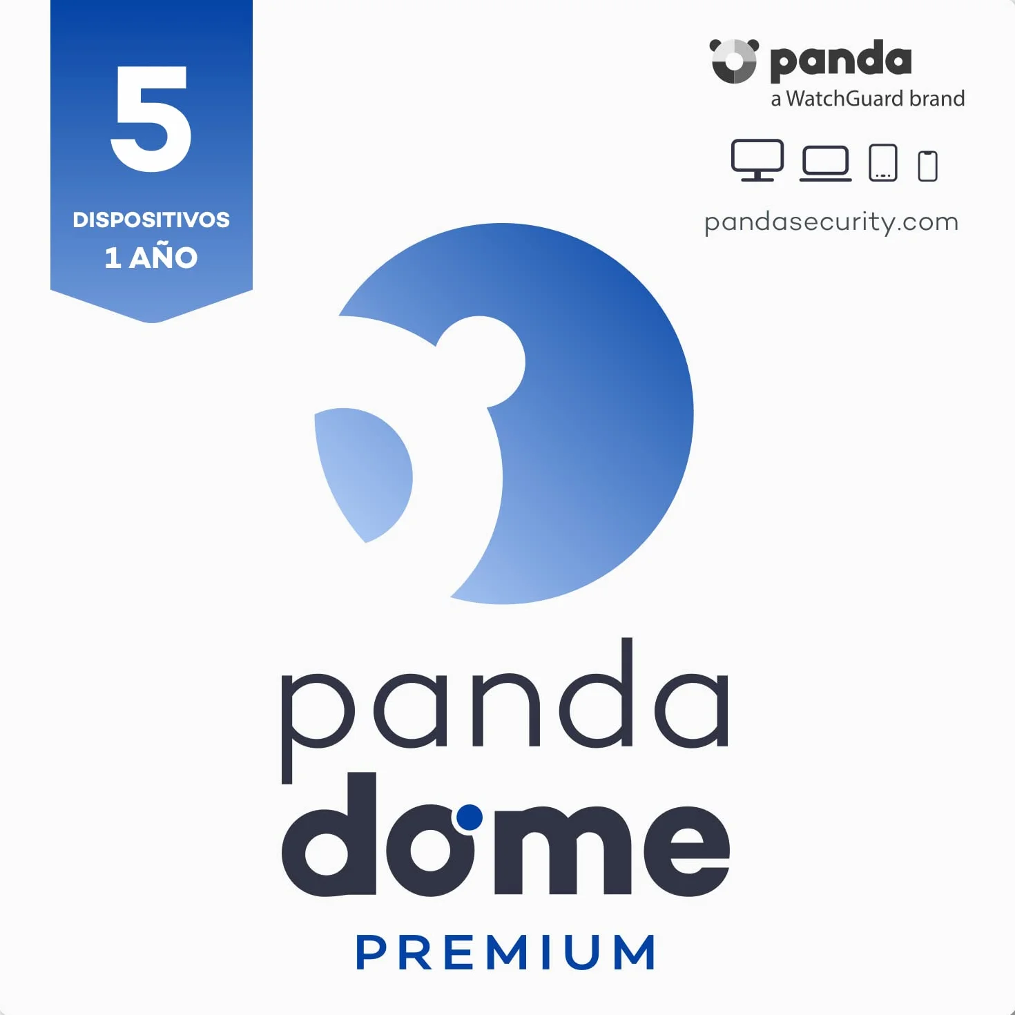Panda Dome Premium 2026 - Cloud antivirus et VPN illimité (5 appareils)