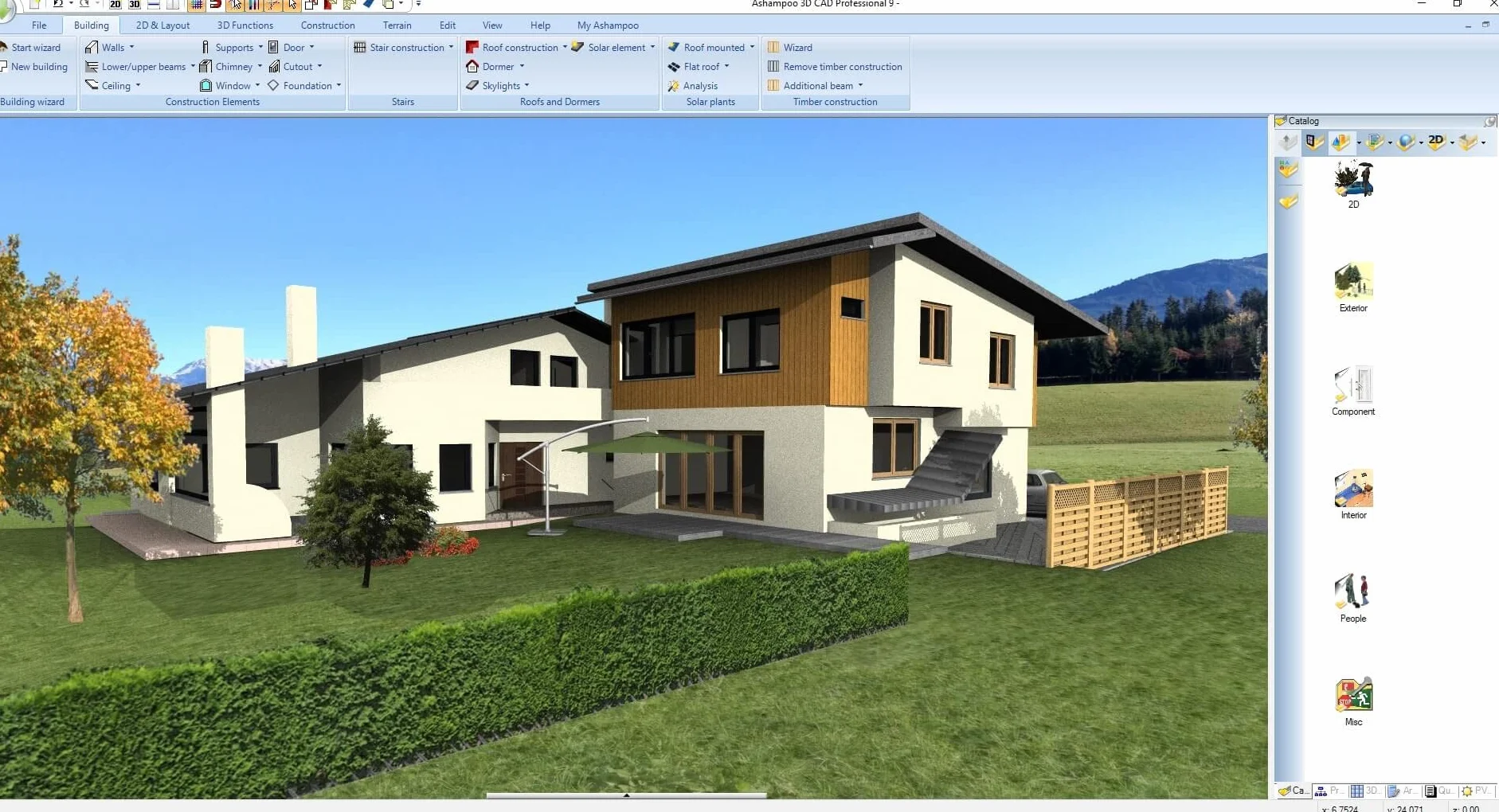 3D CAD 9 Professional Home Design & Construction Software for Windows 11, 10, 8.1, 7