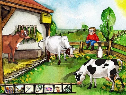 Oscar découvre la ferme