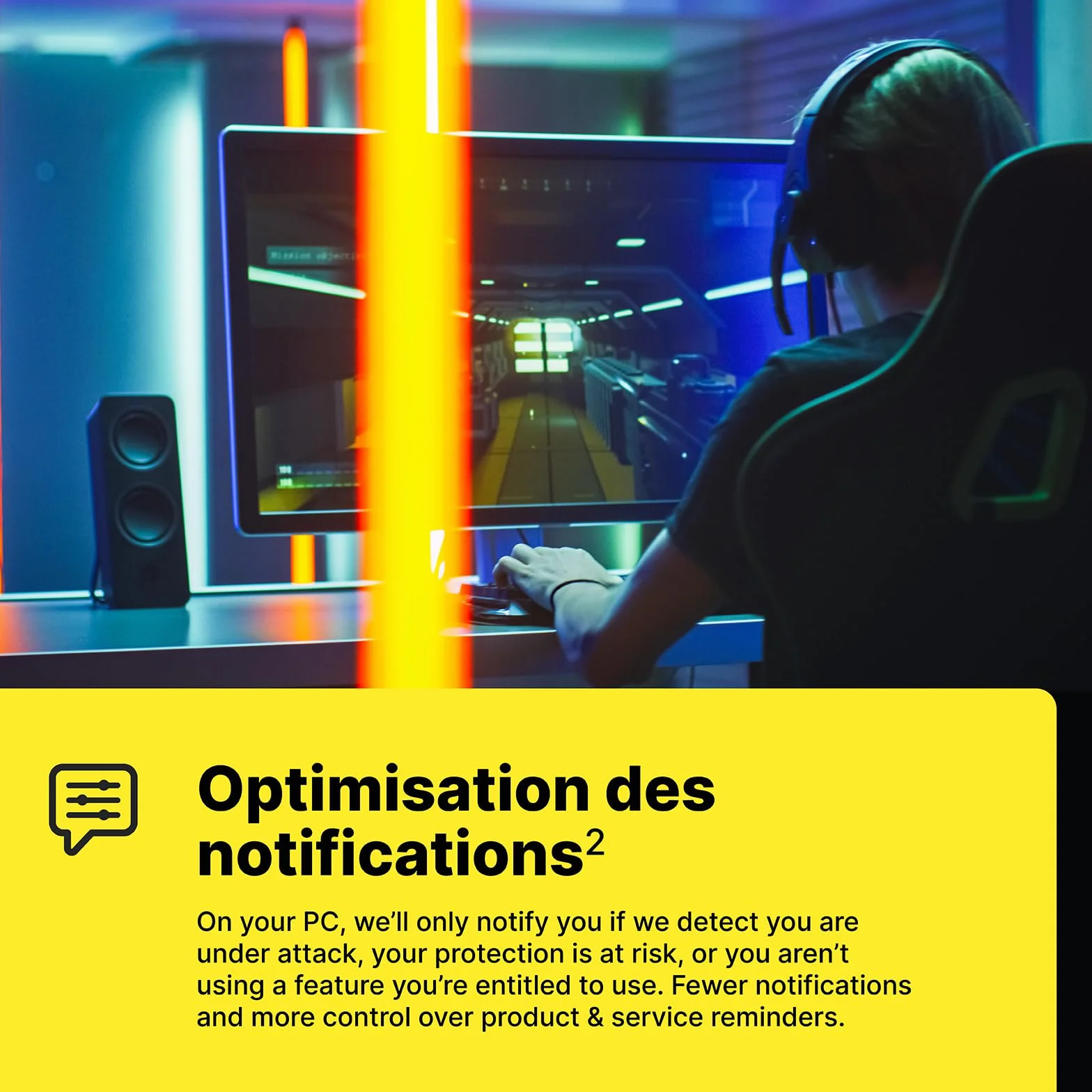 Norton 360 for Gamers 2024 | 3 Appareils | Antivirus, VPN, Gestion Mots de Passe, Protection Webcam, Stockage Cloud | 1 An | PC/Mac/Android/iOS